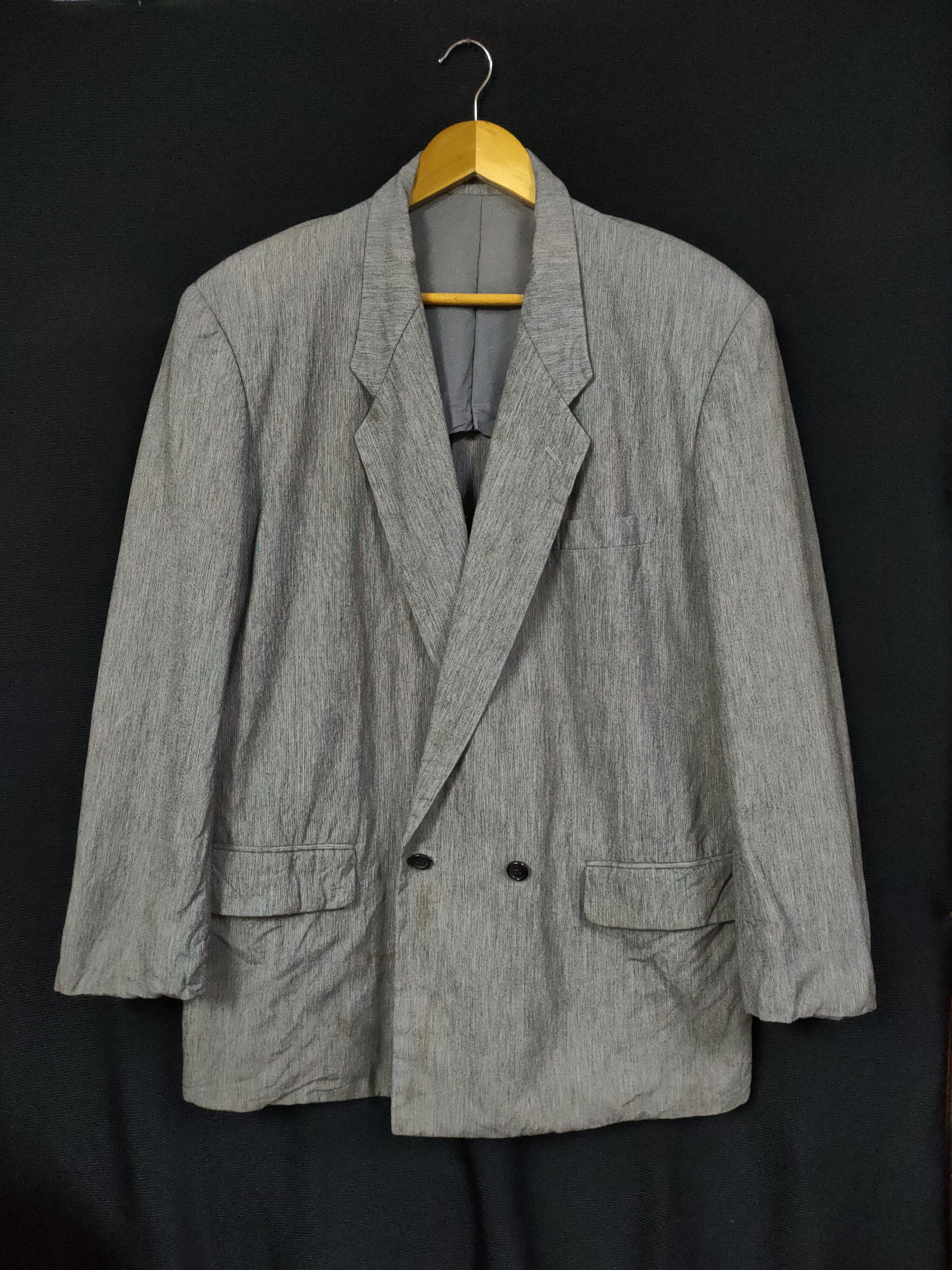 Comme des Garcons 🔥VTG 80S CdGH AD1988 MENS COATS GREY Size US M / EU 48-50 / 2 - 2 Thumbnail