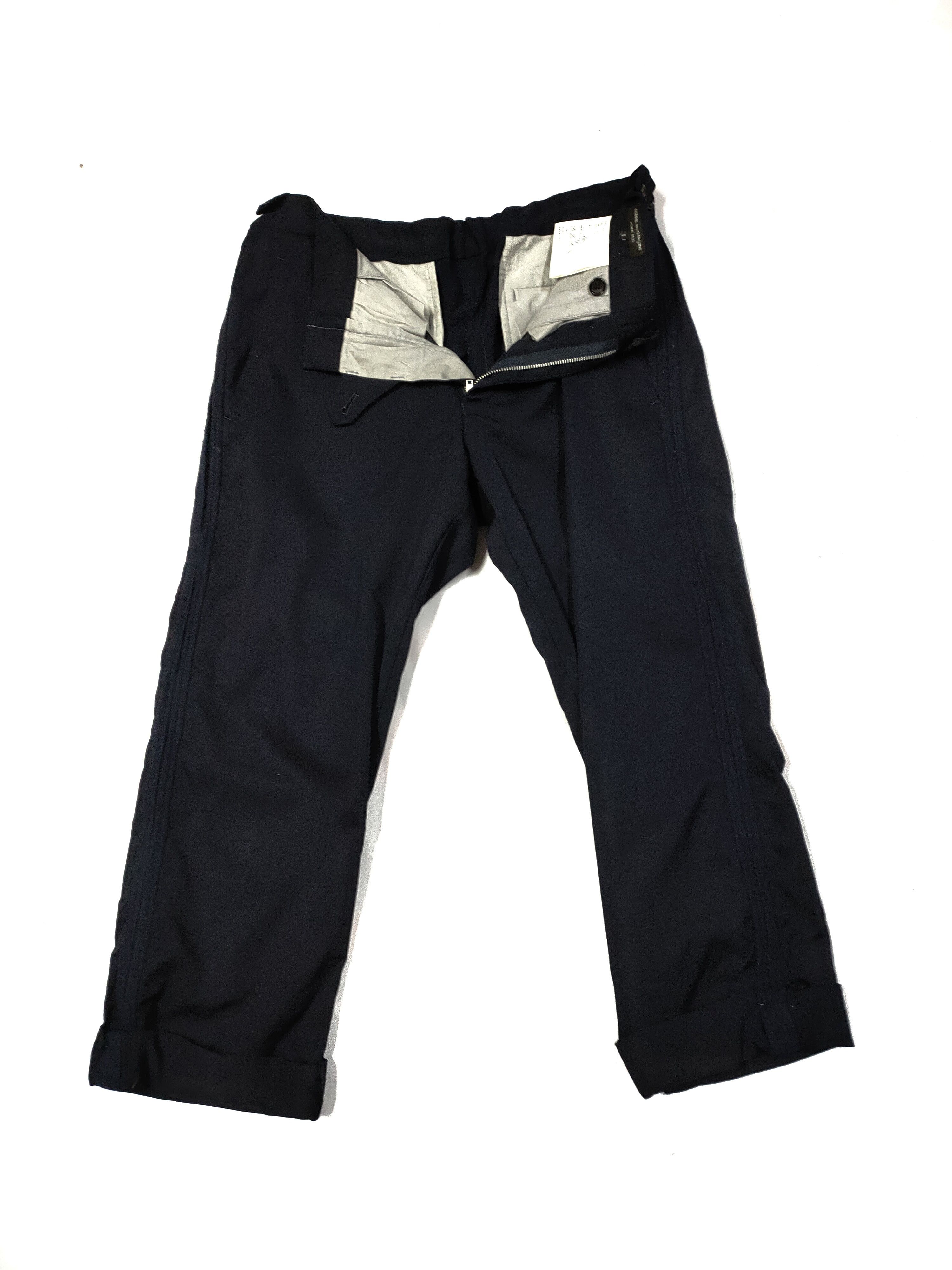Comme des Garcons 🔥CdGH PLUS AD2001 WOOL/LAINE CROPPED PANTS Size US 30 / EU 46 - 1 Thumbnail