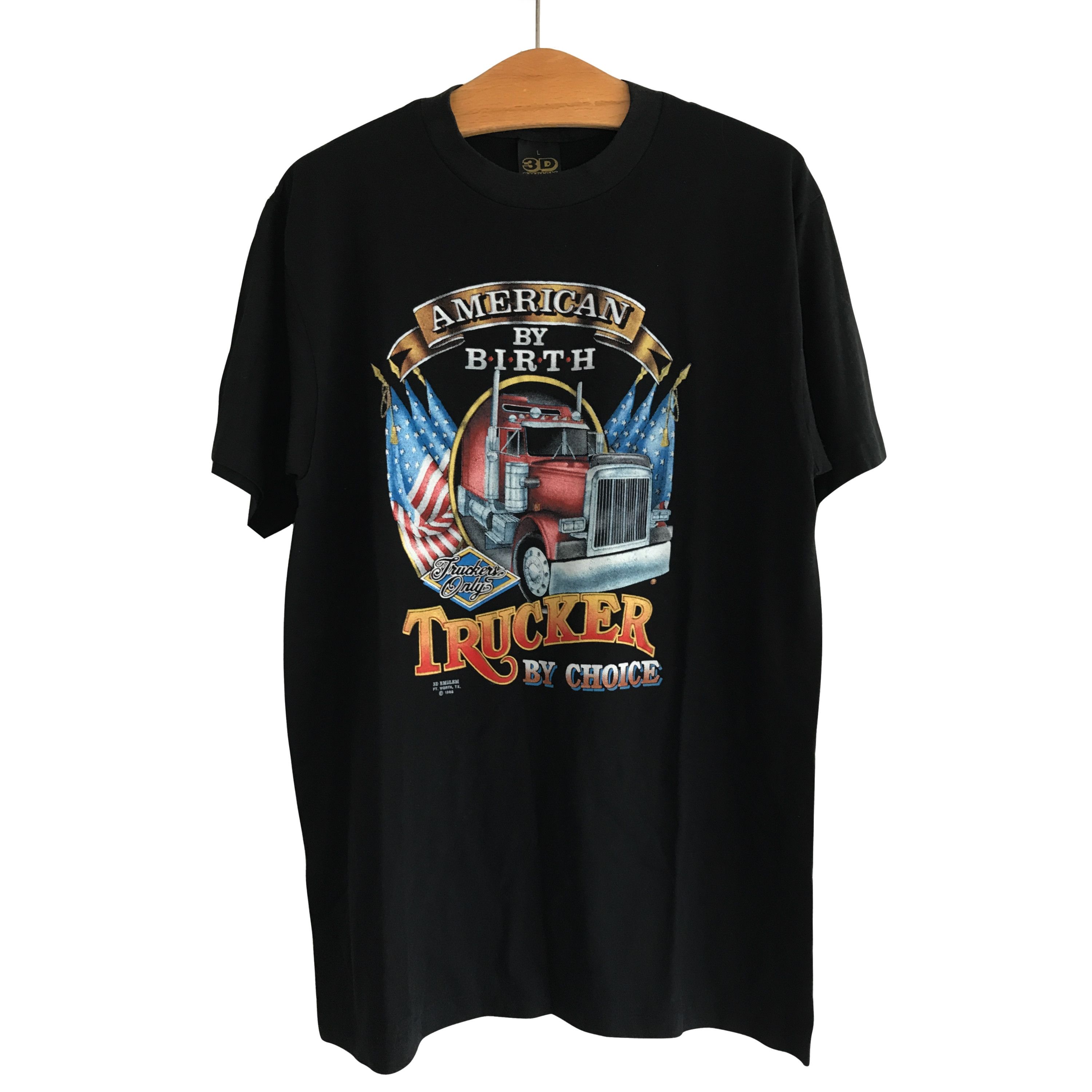 Harley Davidson × Vintage Vintage 90s Truckers Only Road Rebel 3D 