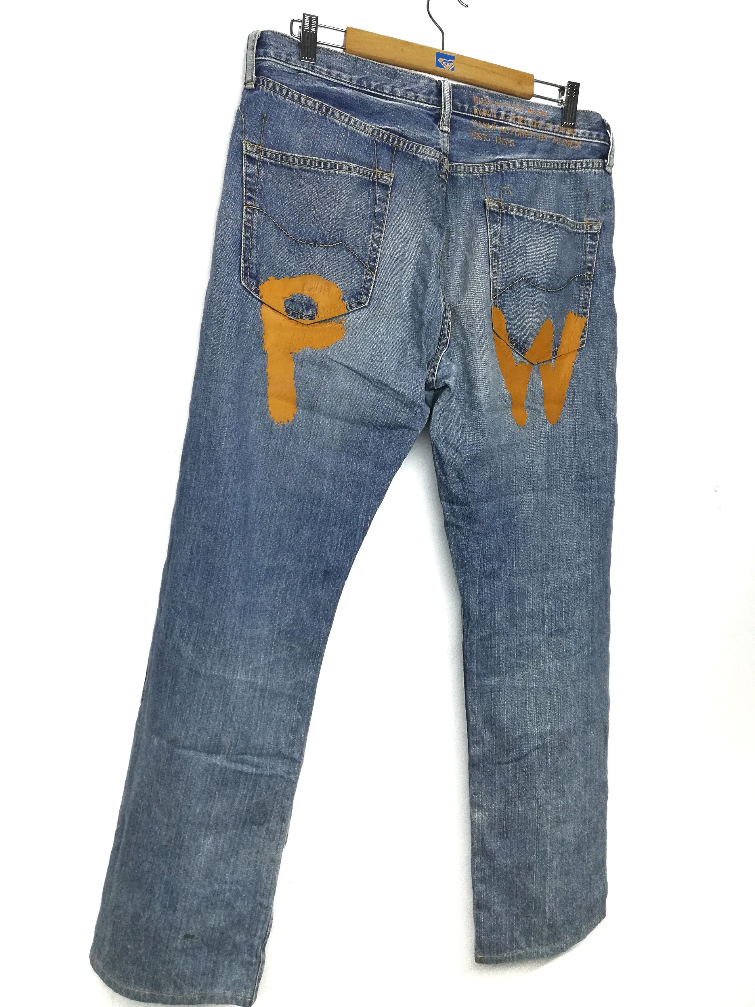 Avirex 🔥DOPE Avirex Works World PW Denim Wide Legs Trouser Pants Size US 34 / EU 50 - 9 Thumbnail