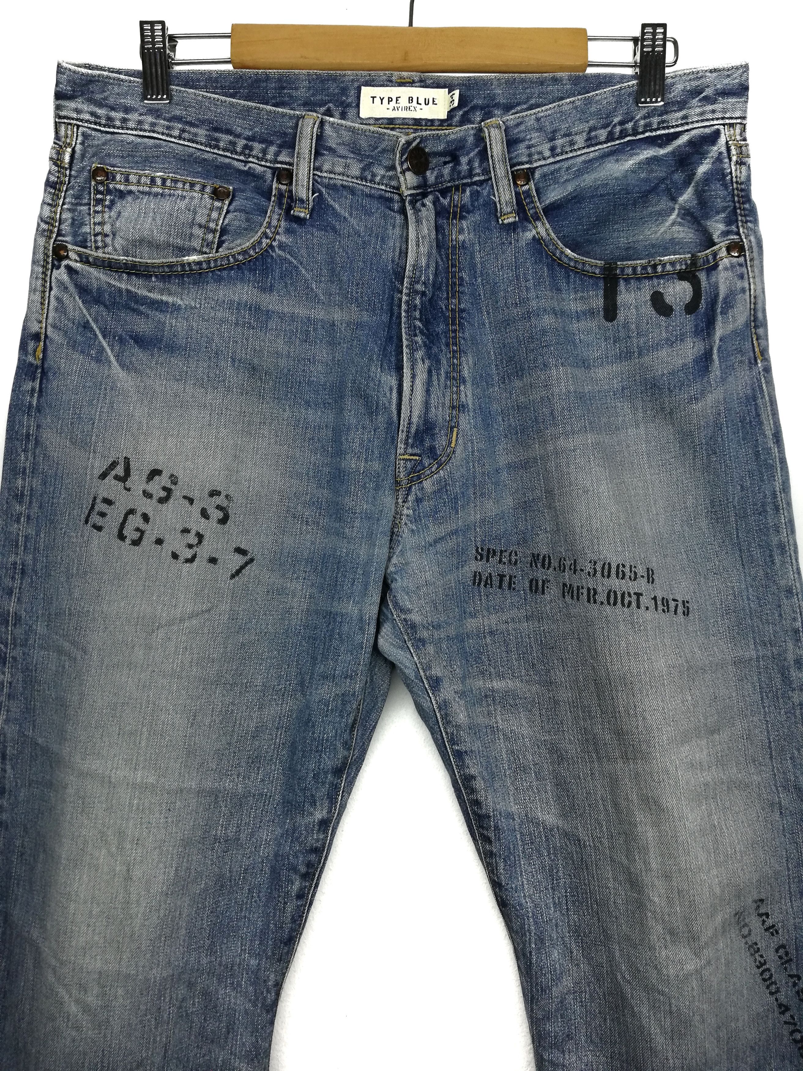 Avirex 🔥DOPE Avirex Works World PW Denim Wide Legs Trouser Pants Size US 34 / EU 50 - 3 Thumbnail