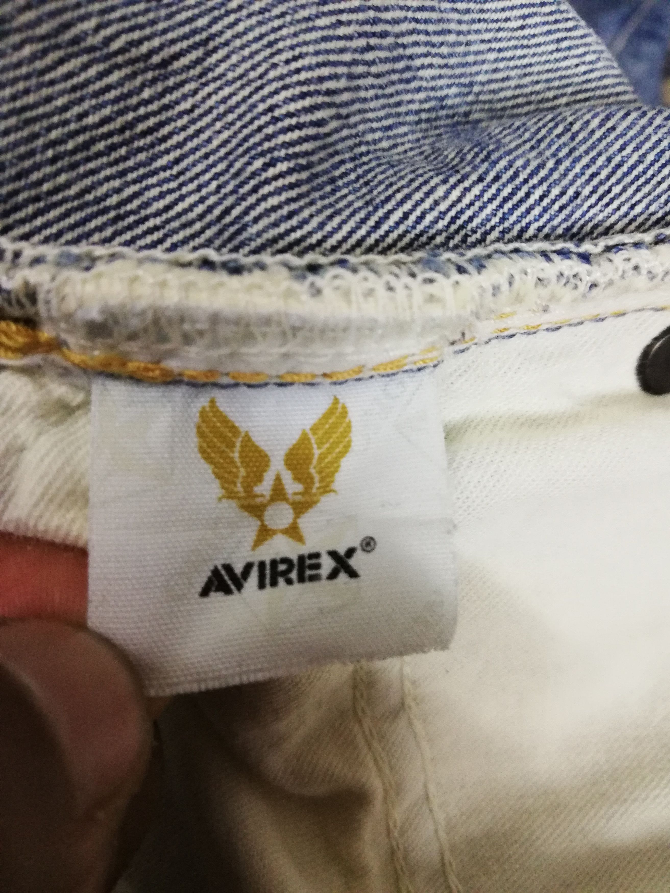 Avirex 🔥DOPE Avirex Works World PW Denim Wide Legs Trouser Pants Size US 34 / EU 50 - 10 Thumbnail