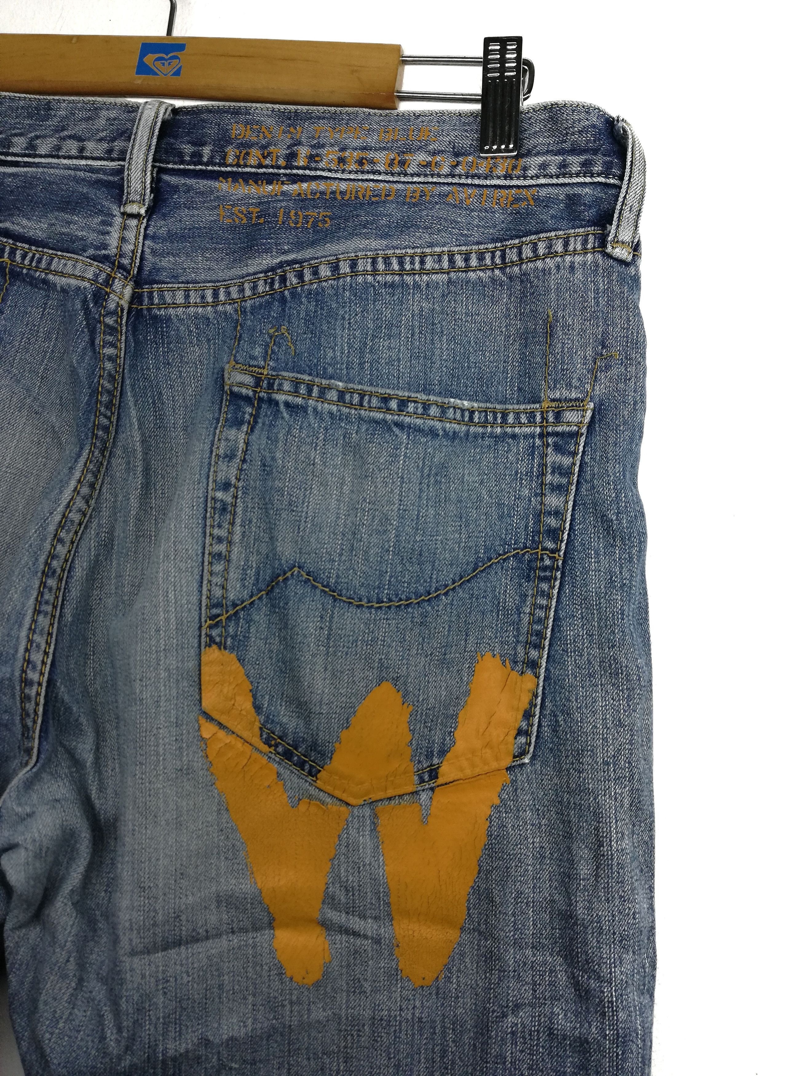 Avirex 🔥DOPE Avirex Works World PW Denim Wide Legs Trouser Pants Size US 34 / EU 50 - 8 Thumbnail