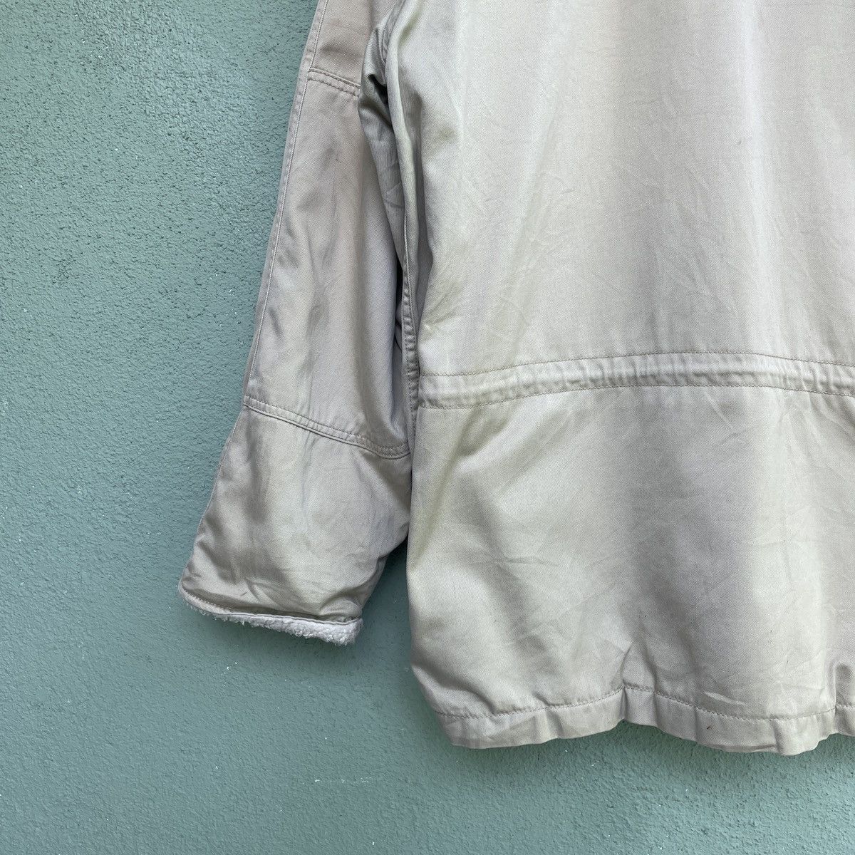 Alpha Industries × Vintage Vtg ALPA INDUSTRIES Sherpa Fleece Inside Zipper Jacket Size US L / EU 52-54 / 3 - 13 Thumbnail