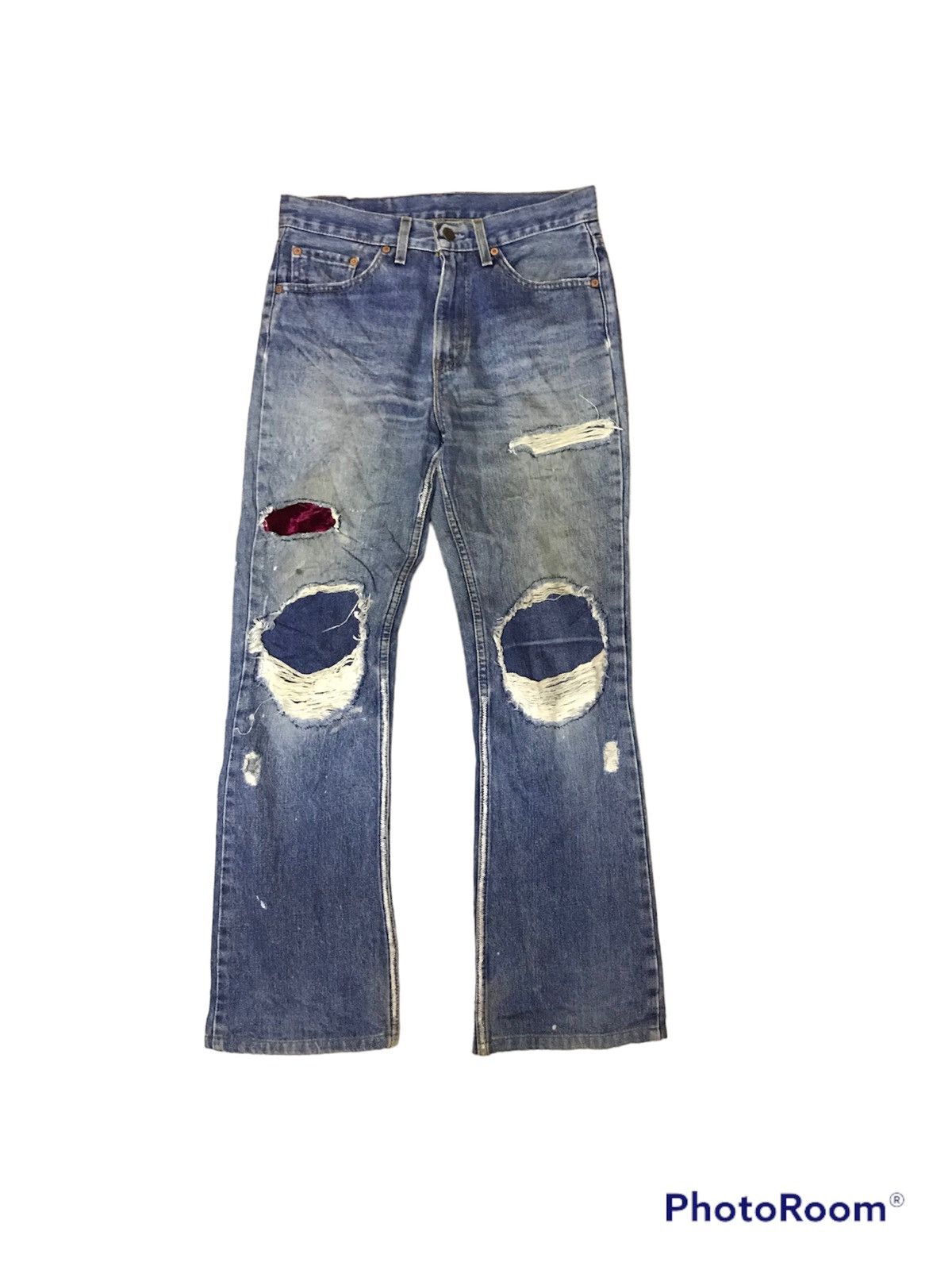 Levi's ‼️VTG LEVIS 517 90s DISTRESSED DENIM‼️ Size US 30 / EU 46 - 1 Thumbnail