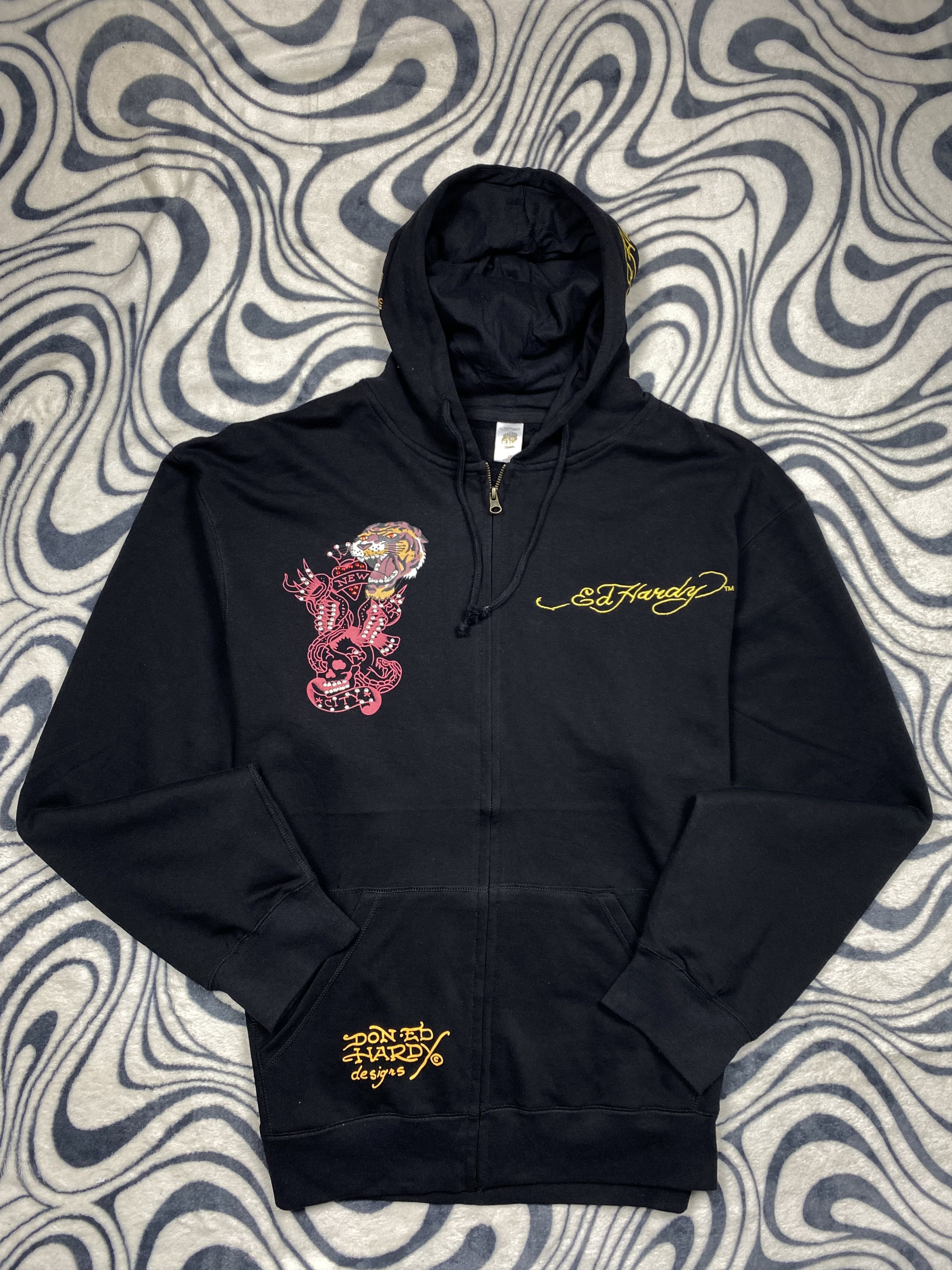 Christian Audigier Ed Hardy by Christian Audigier Mens Hoodie Size US XXL / EU 58 / 5 - 1 Thumbnail