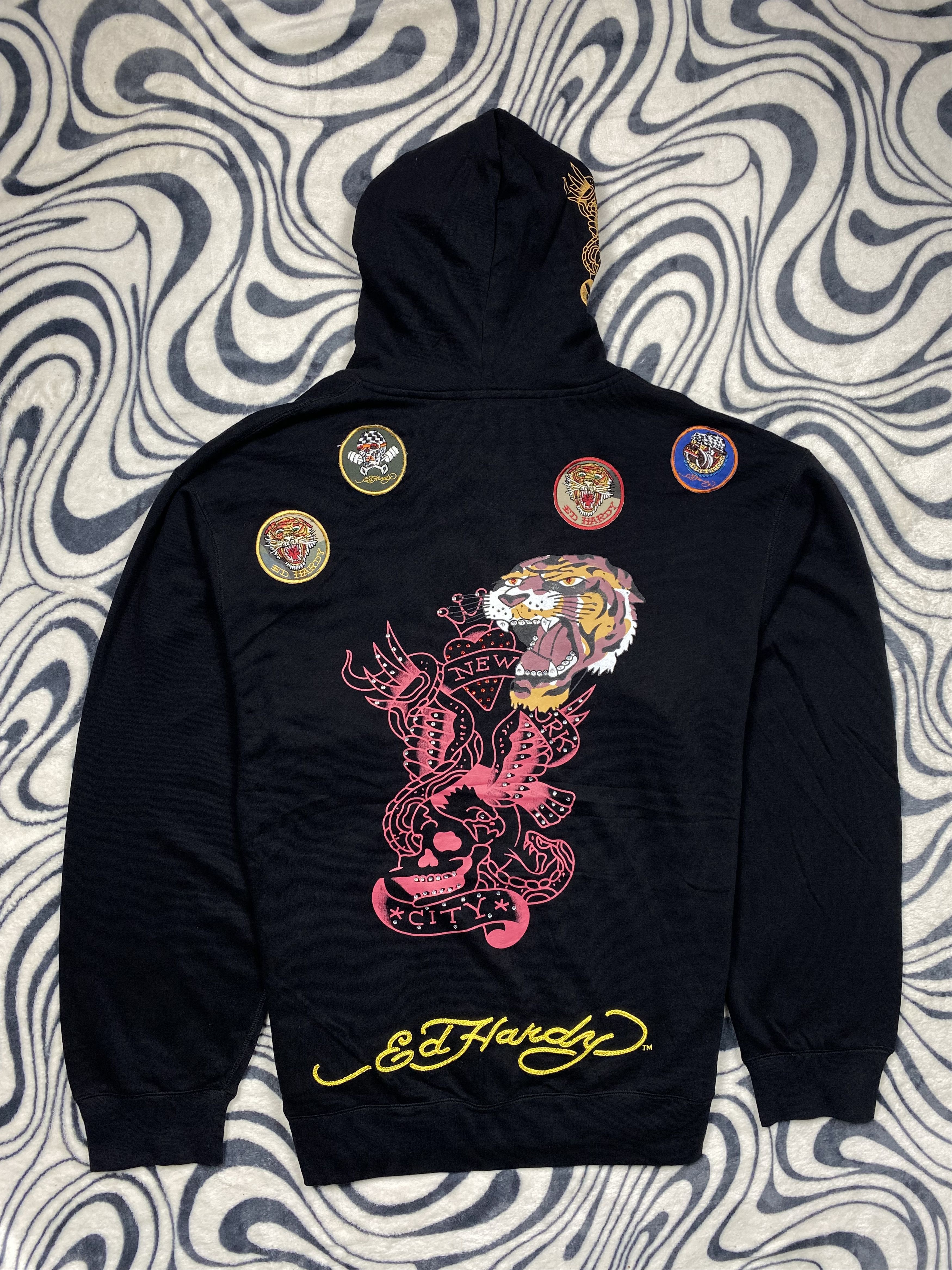 Christian Audigier Ed Hardy by Christian Audigier Mens Hoodie Size US XXL / EU 58 / 5 - 5 Thumbnail
