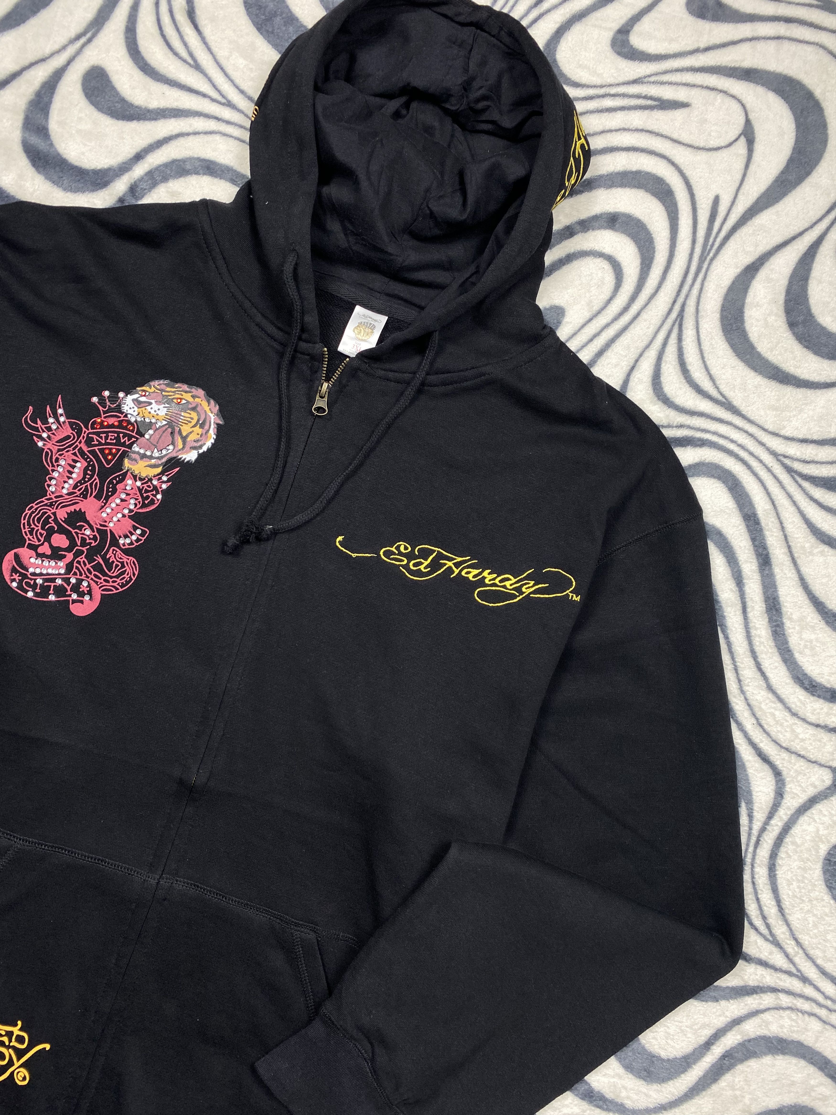 Christian Audigier Ed Hardy by Christian Audigier Mens Hoodie Size US XXL / EU 58 / 5 - 2 Thumbnail