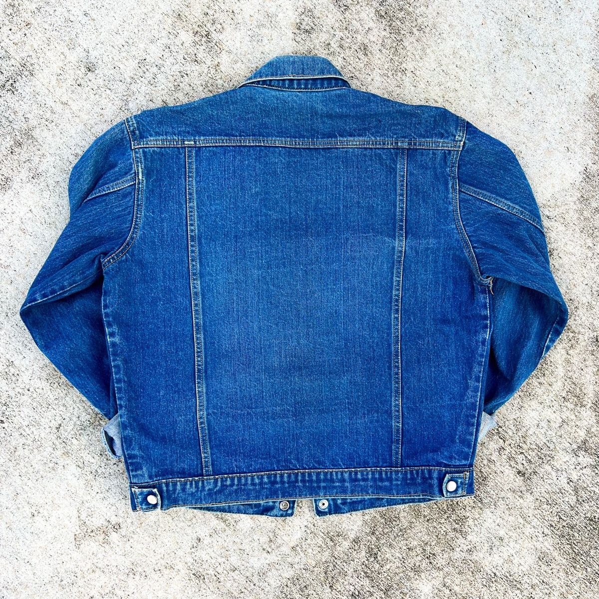 Wrangler Vintage 70s Wrangler Selvedge Denim Jacket Embroidered Size US L / EU 52-54 / 3 - 7 Thumbnail