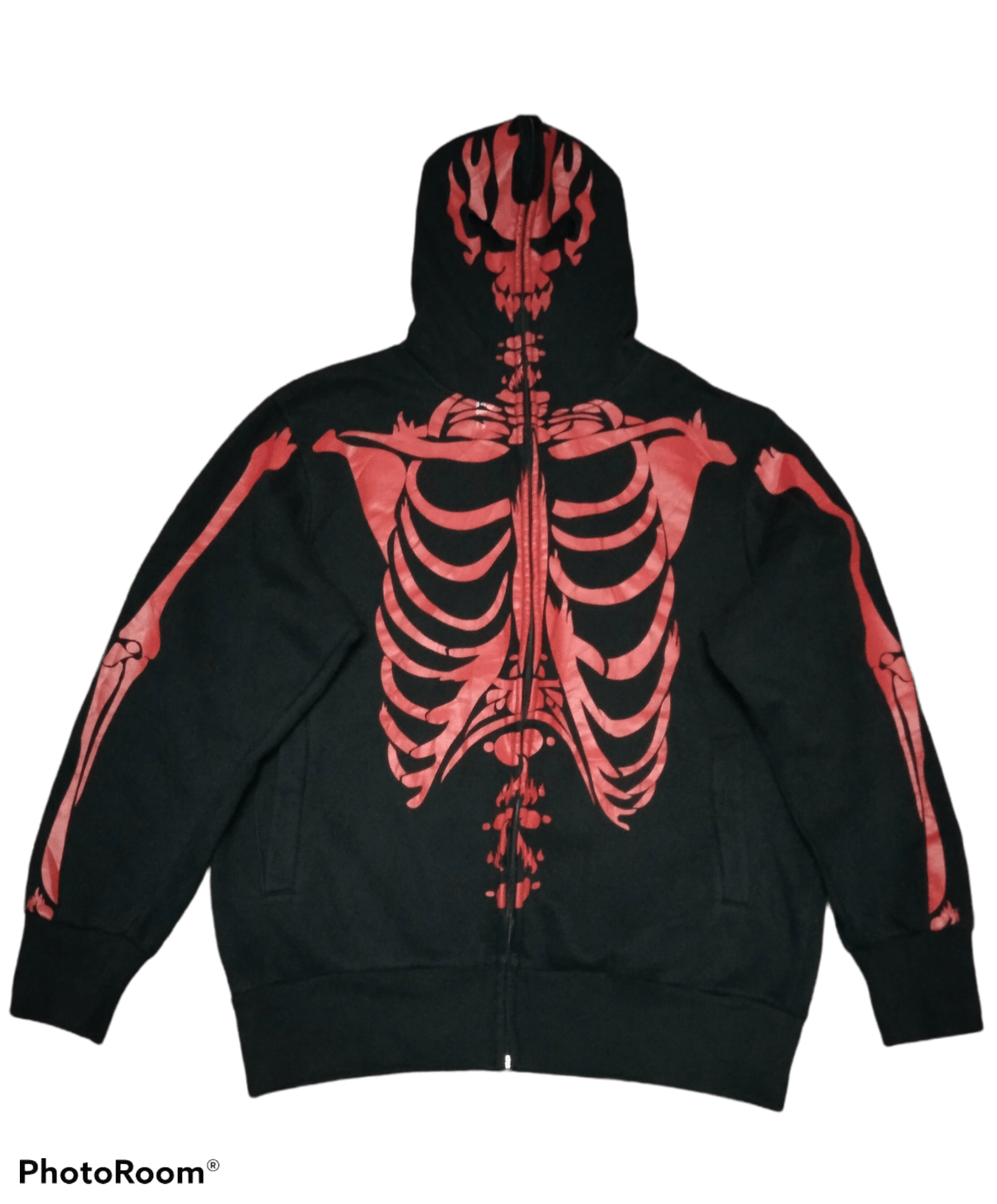 Bones RARE🔥CALHOUN SKALETON BONES HOODIE SWEATER Size US M / EU 48-50 / 2 - 1 Thumbnail
