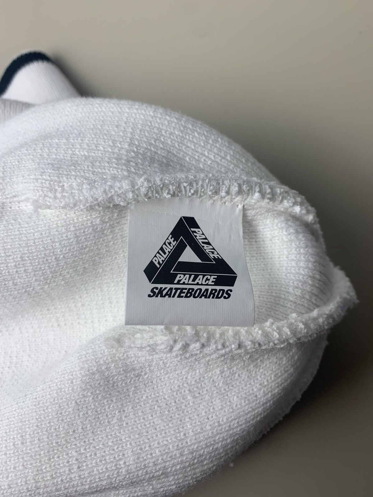 Palace Palace Tri-Ferg Pocket Beanie Hat White Size ONE SIZE - 5 Thumbnail