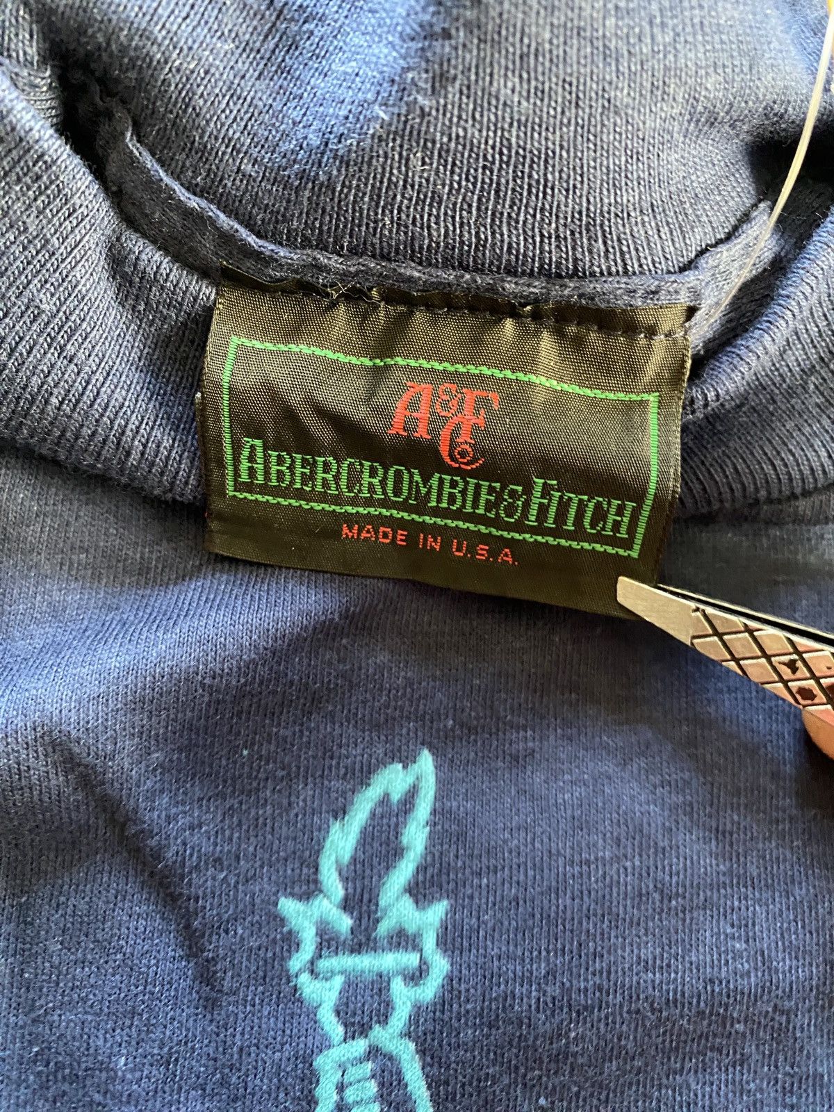 Abercrombie & Fitch Vintage NWT 1986 80s Abercrombie Fitch NYC Single Stitch Tee Size US M / EU 48-50 / 2 - 14 Thumbnail