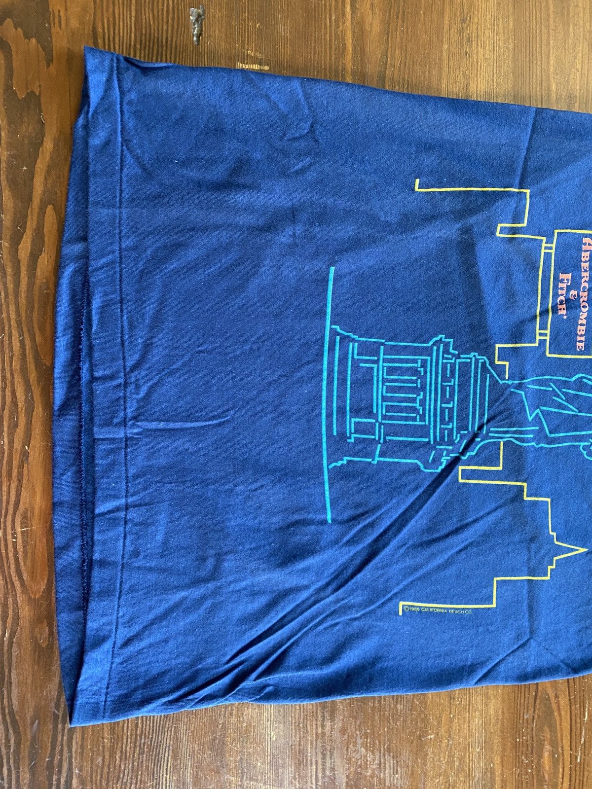 Abercrombie & Fitch Vintage NWT 1986 80s Abercrombie Fitch NYC Single Stitch Tee Size US M / EU 48-50 / 2 - 11 Thumbnail