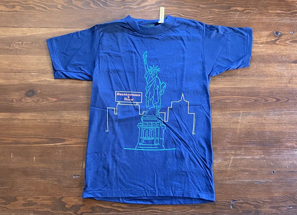 Abercrombie & Fitch Vintage NWT 1986 80s Abercrombie Fitch NYC Single Stitch Tee Size US M / EU 48-50 / 2 - 1 Thumbnail