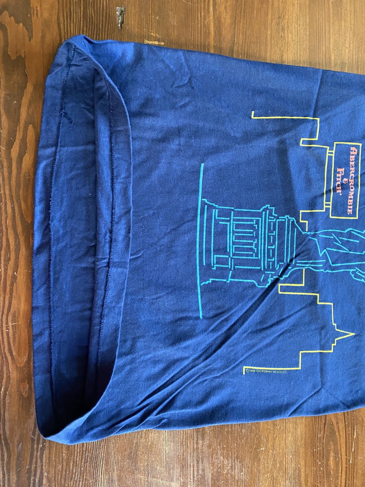 Abercrombie & Fitch Vintage NWT 1986 80s Abercrombie Fitch NYC Single Stitch Tee Size US M / EU 48-50 / 2 - 12 Thumbnail