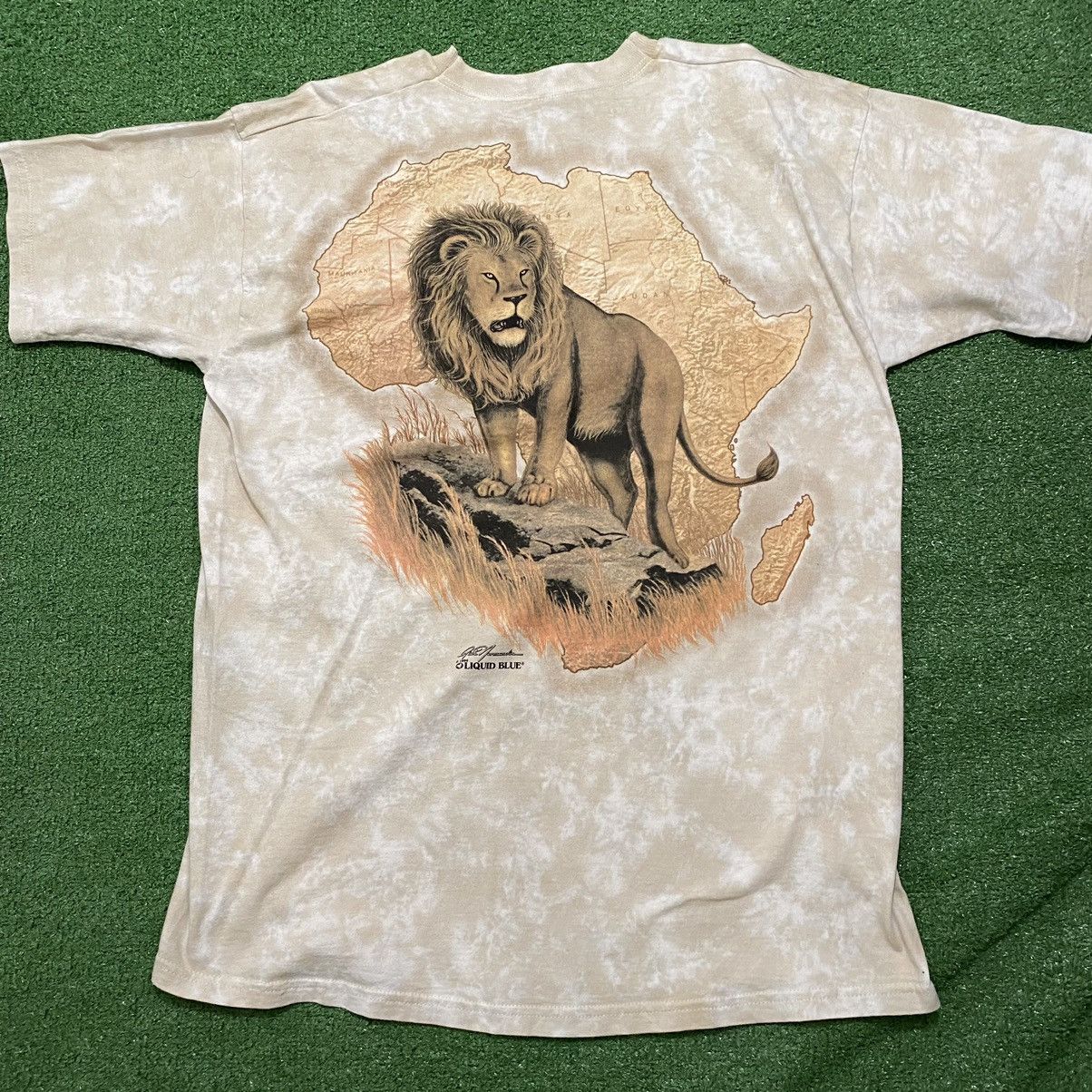 Vintage Vintage Lion Tee Size US XL / EU 56 / 4 - 2 Thumbnail