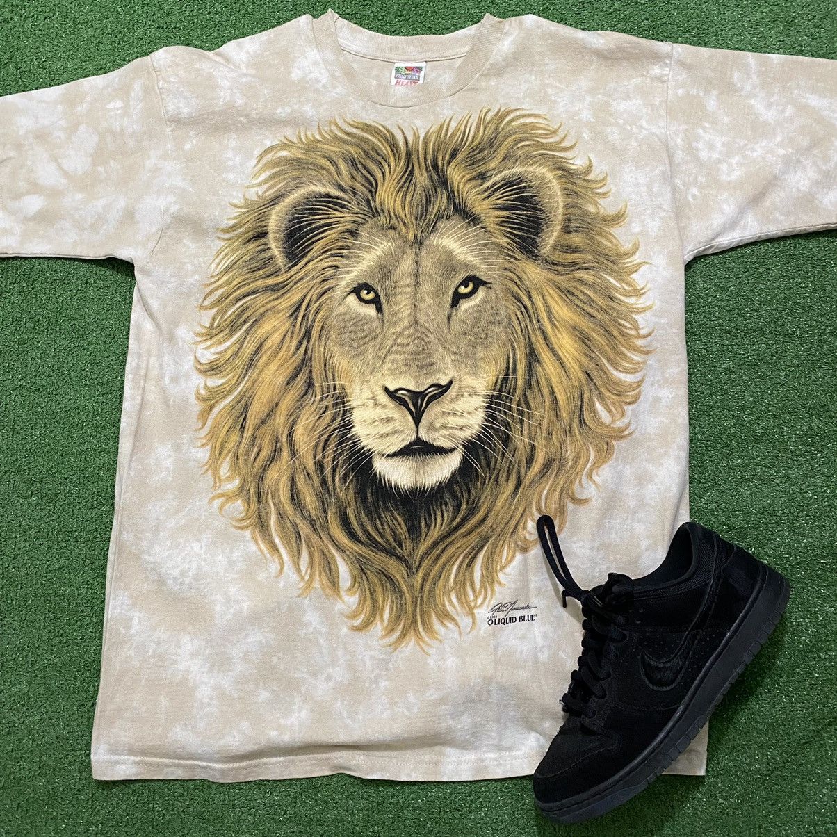 Vintage Vintage Lion Tee Size US XL / EU 56 / 4 - 1 Thumbnail