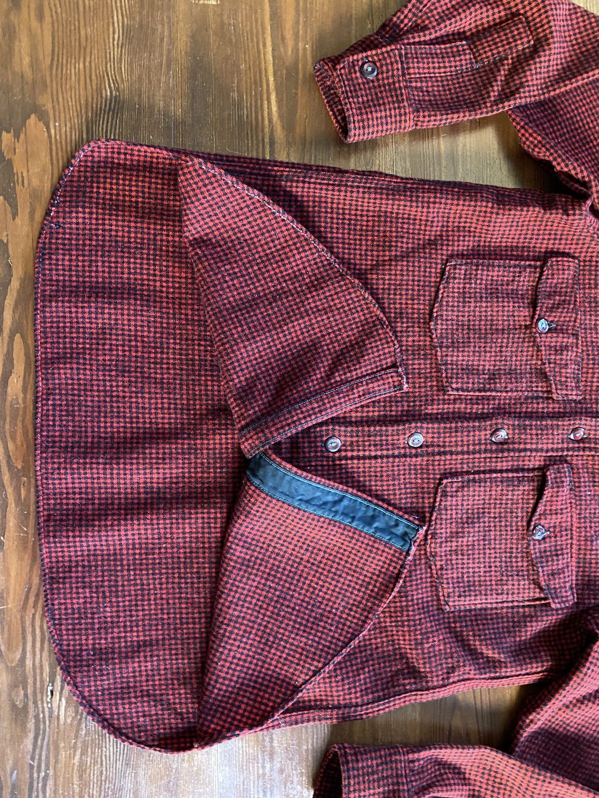 Woolrich Woolen Mills Vintage 1950’s Woolrich Red Buffalo Plaid Flannel Button Up Size US S / EU 44-46 / 1 - 6 Thumbnail