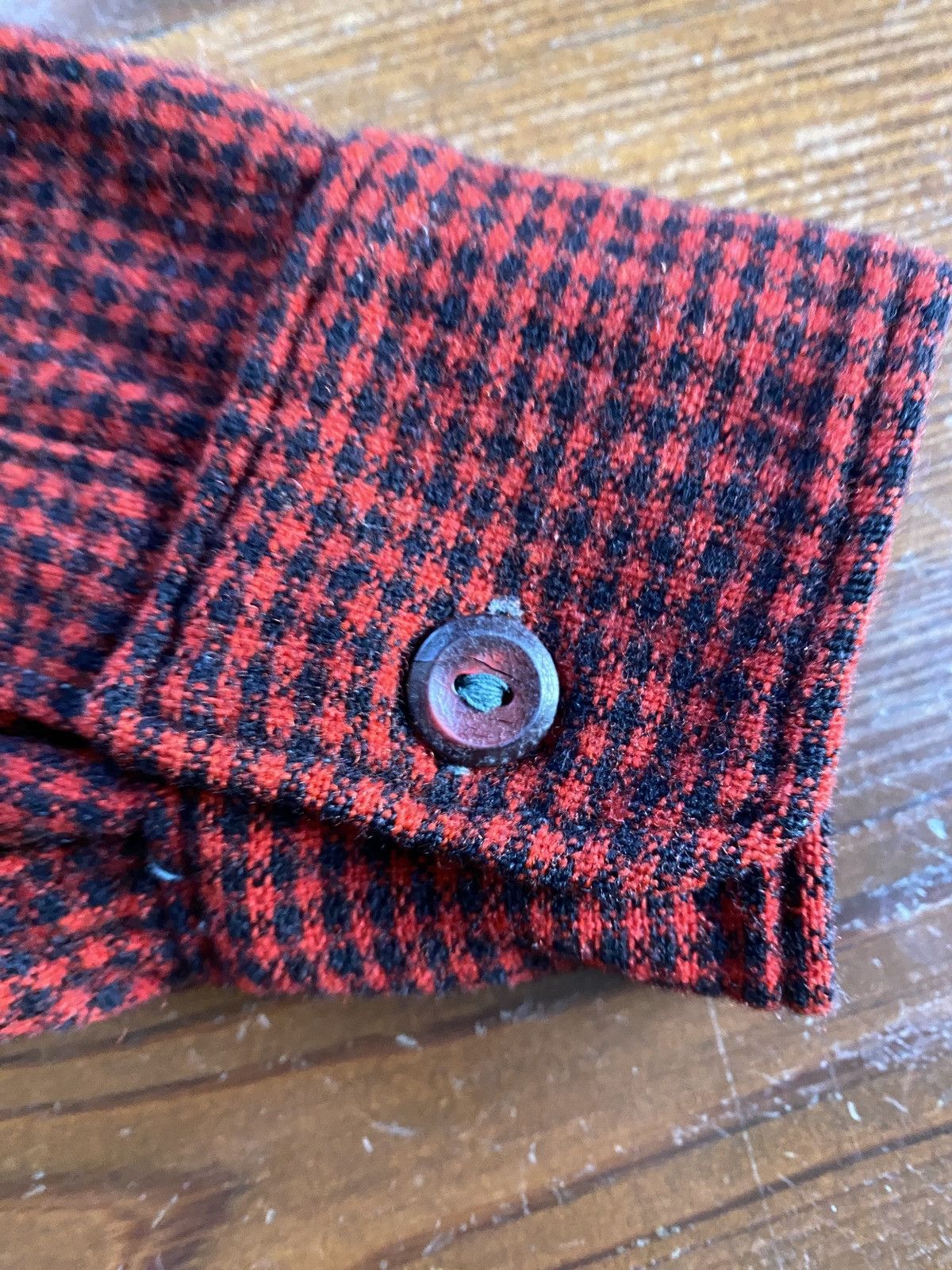 Woolrich Woolen Mills Vintage 1950’s Woolrich Red Buffalo Plaid Flannel Button Up Size US S / EU 44-46 / 1 - 18 Thumbnail