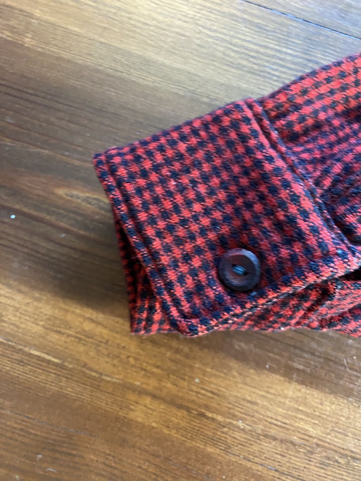 Woolrich Woolen Mills Vintage 1950’s Woolrich Red Buffalo Plaid Flannel Button Up Size US S / EU 44-46 / 1 - 19 Thumbnail