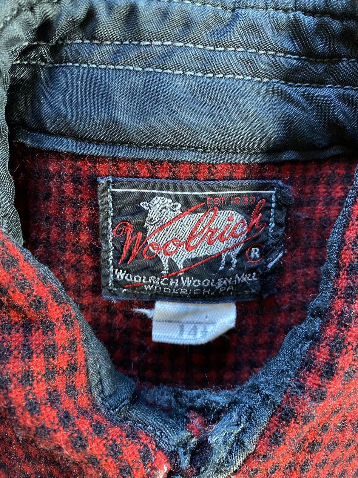 Woolrich Woolen Mills Vintage 1950’s Woolrich Red Buffalo Plaid Flannel Button Up Size US S / EU 44-46 / 1 - 4 Thumbnail