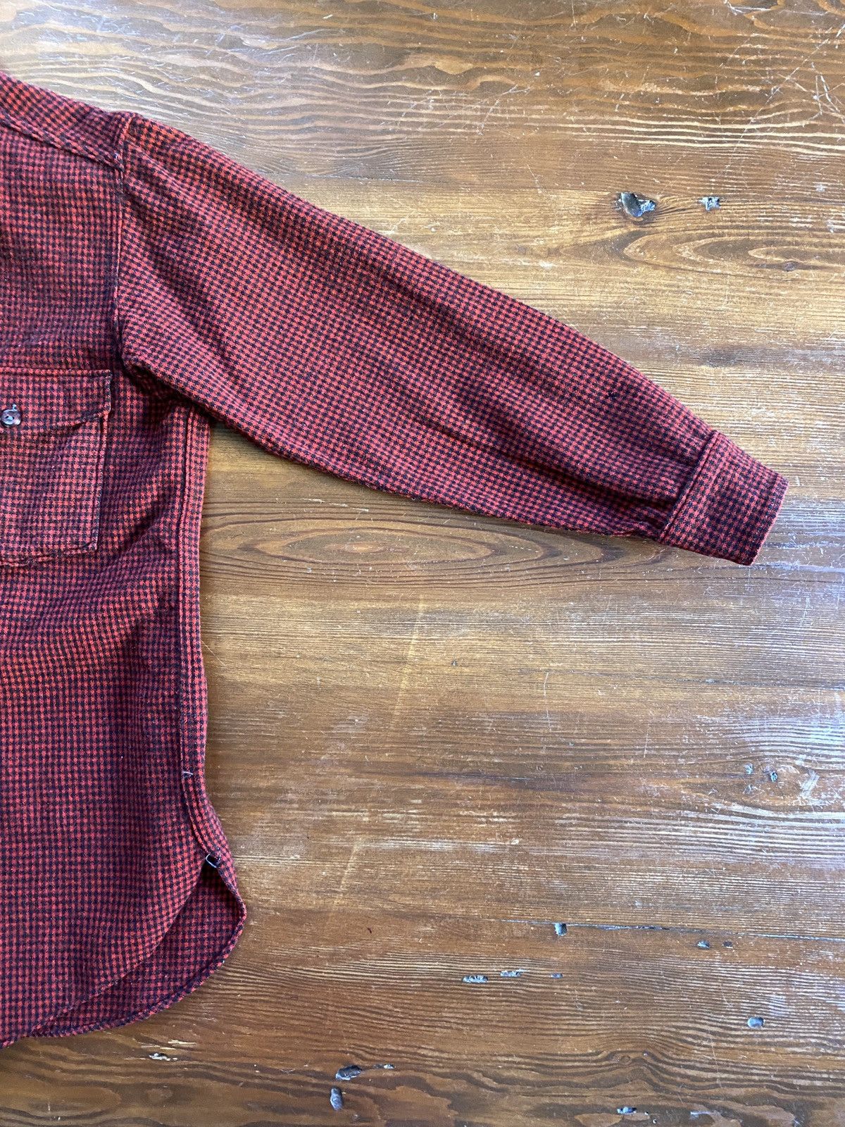Woolrich Woolen Mills Vintage 1950’s Woolrich Red Buffalo Plaid Flannel Button Up Size US S / EU 44-46 / 1 - 7 Thumbnail