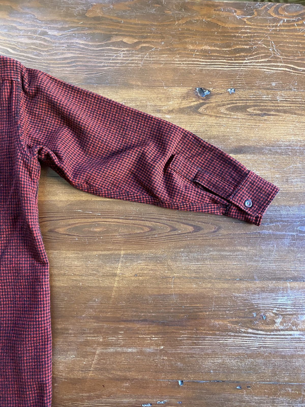 Woolrich Woolen Mills Vintage 1950’s Woolrich Red Buffalo Plaid Flannel Button Up Size US S / EU 44-46 / 1 - 14 Thumbnail