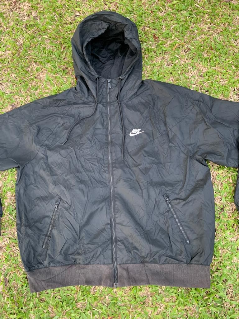 Nike Vintage Nike Windbreaker Black Size US XL / EU 56 / 4 - 5 Thumbnail