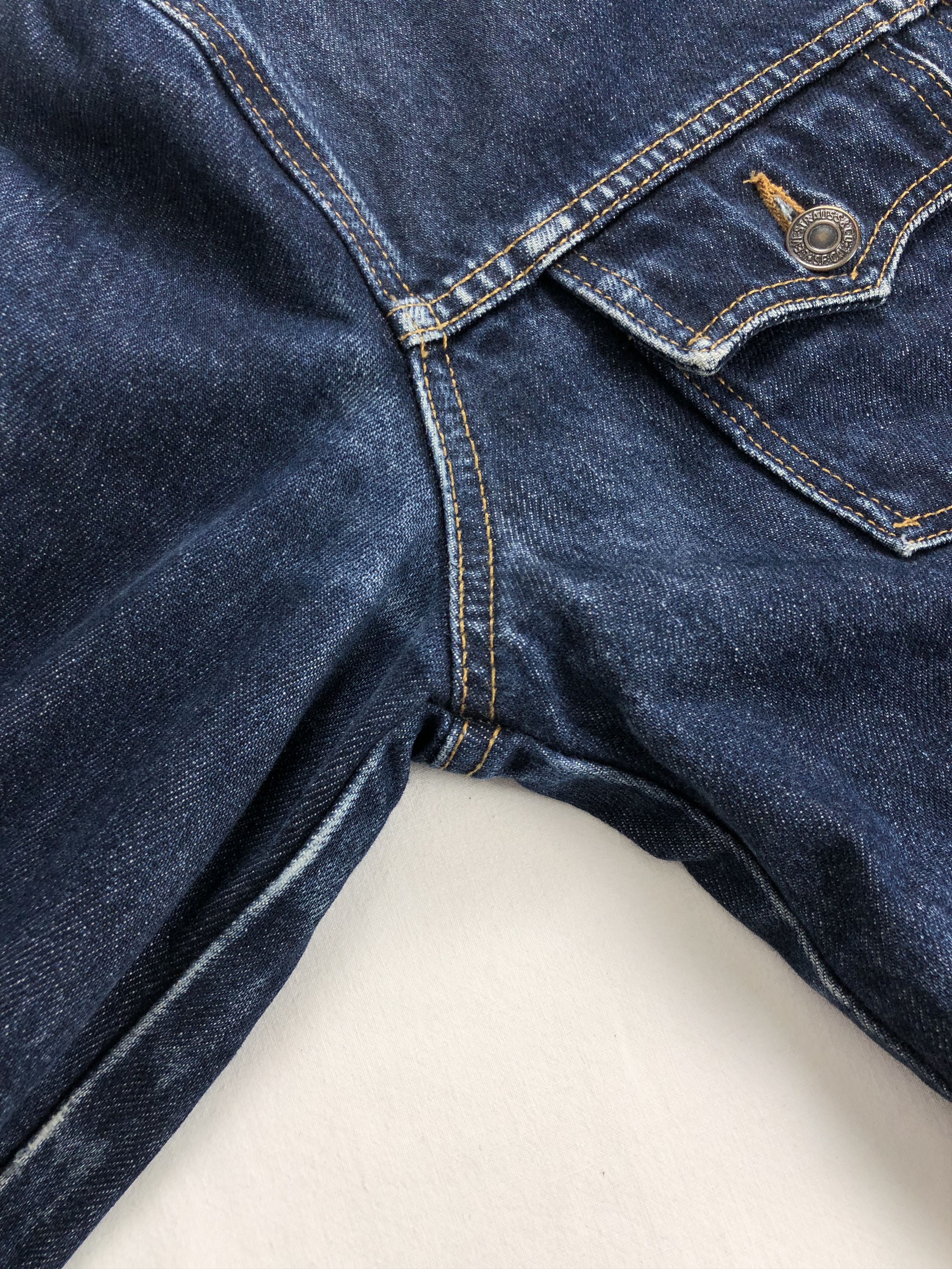 Levi's Women Vintage 90s Levis Orange Tab Denim Jacket (Selvedge) Size M / US 6-8 / IT 42-44 - 8 Thumbnail