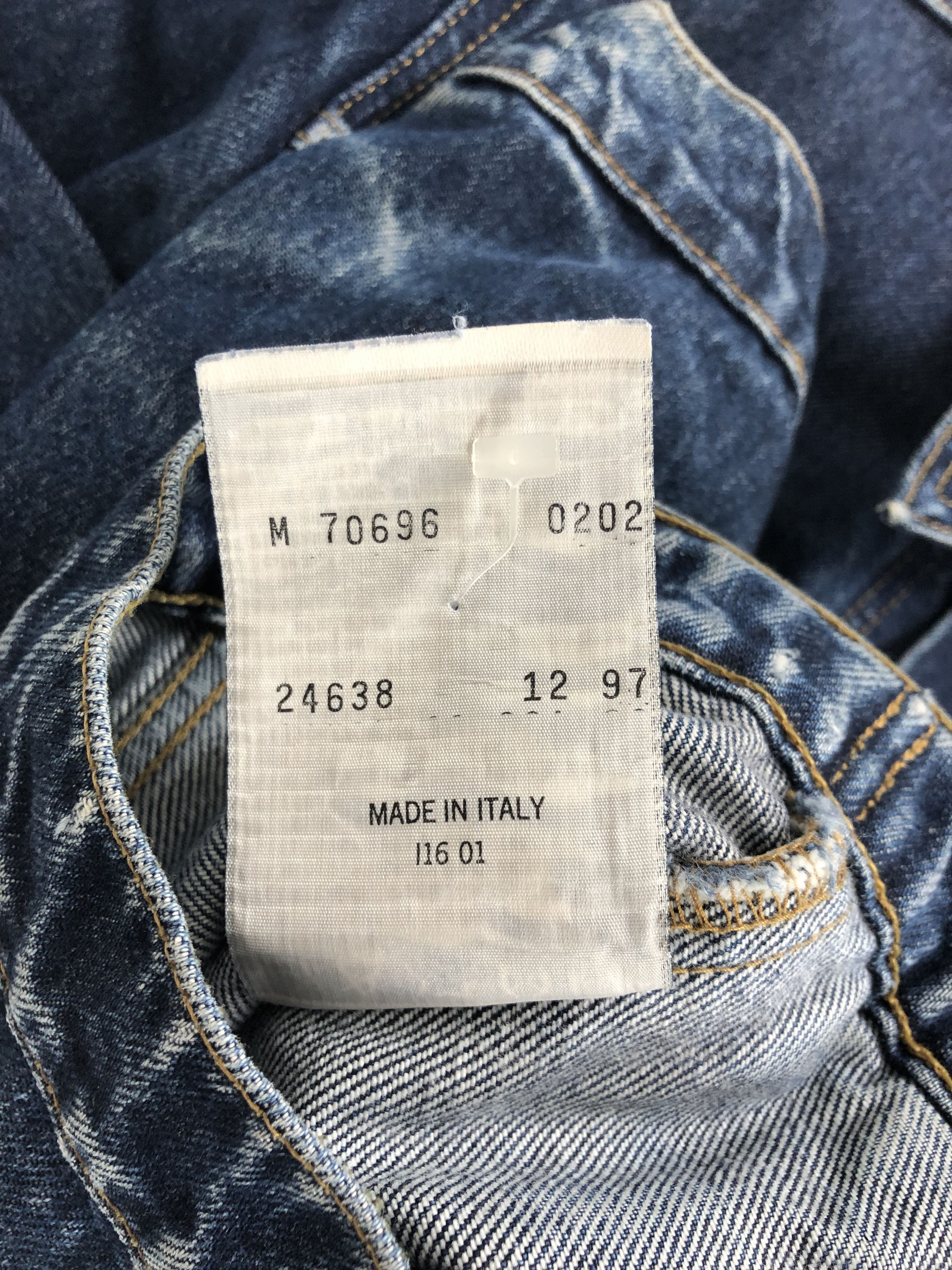 Levi's Women Vintage 90s Levis Orange Tab Denim Jacket (Selvedge) Size M / US 6-8 / IT 42-44 - 12 Thumbnail