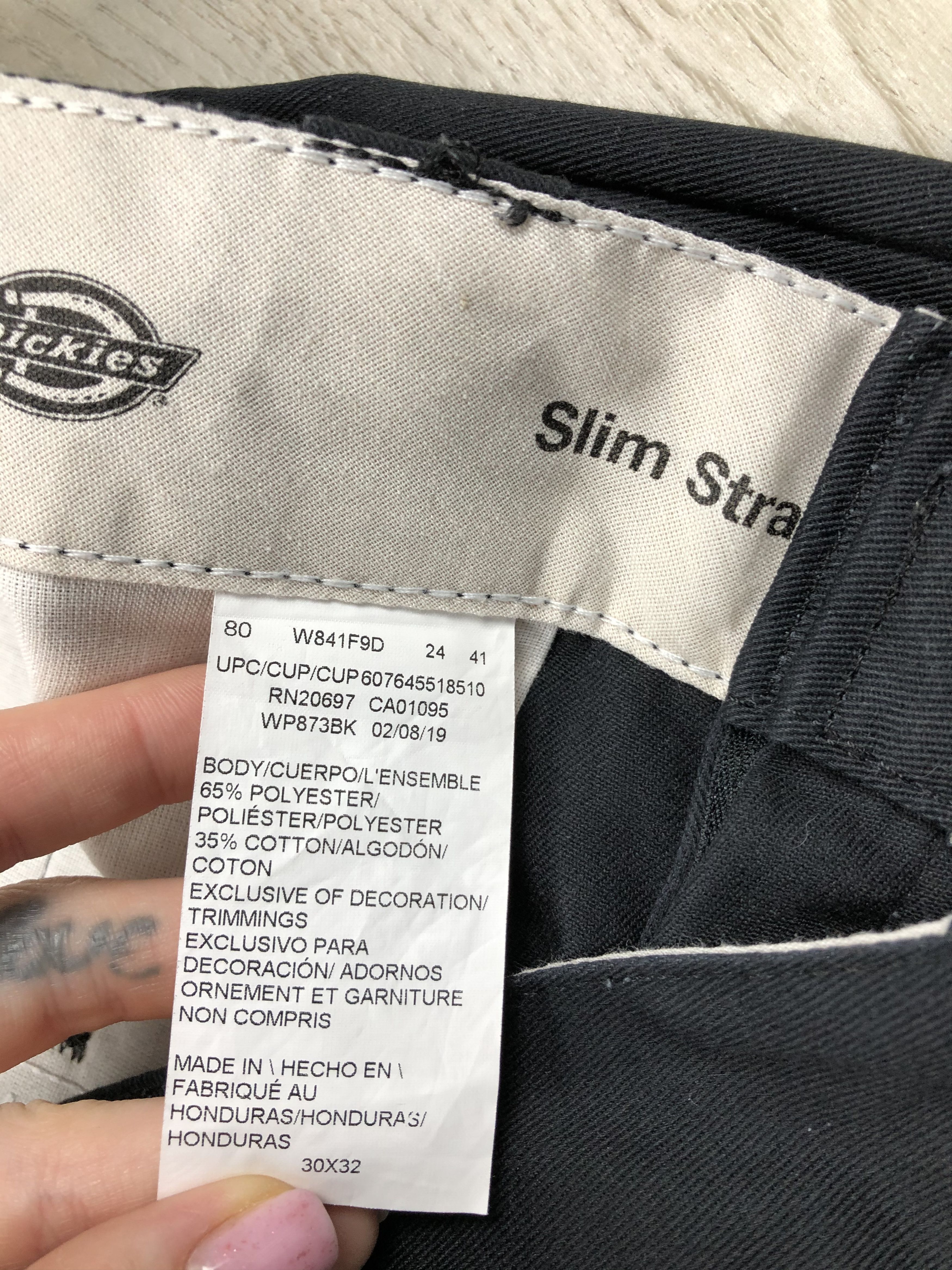 Dickies × Vintage Dickies Vintage Mens Chino Minimalist Work Pants Size US 30 / EU 46 - 7 Thumbnail