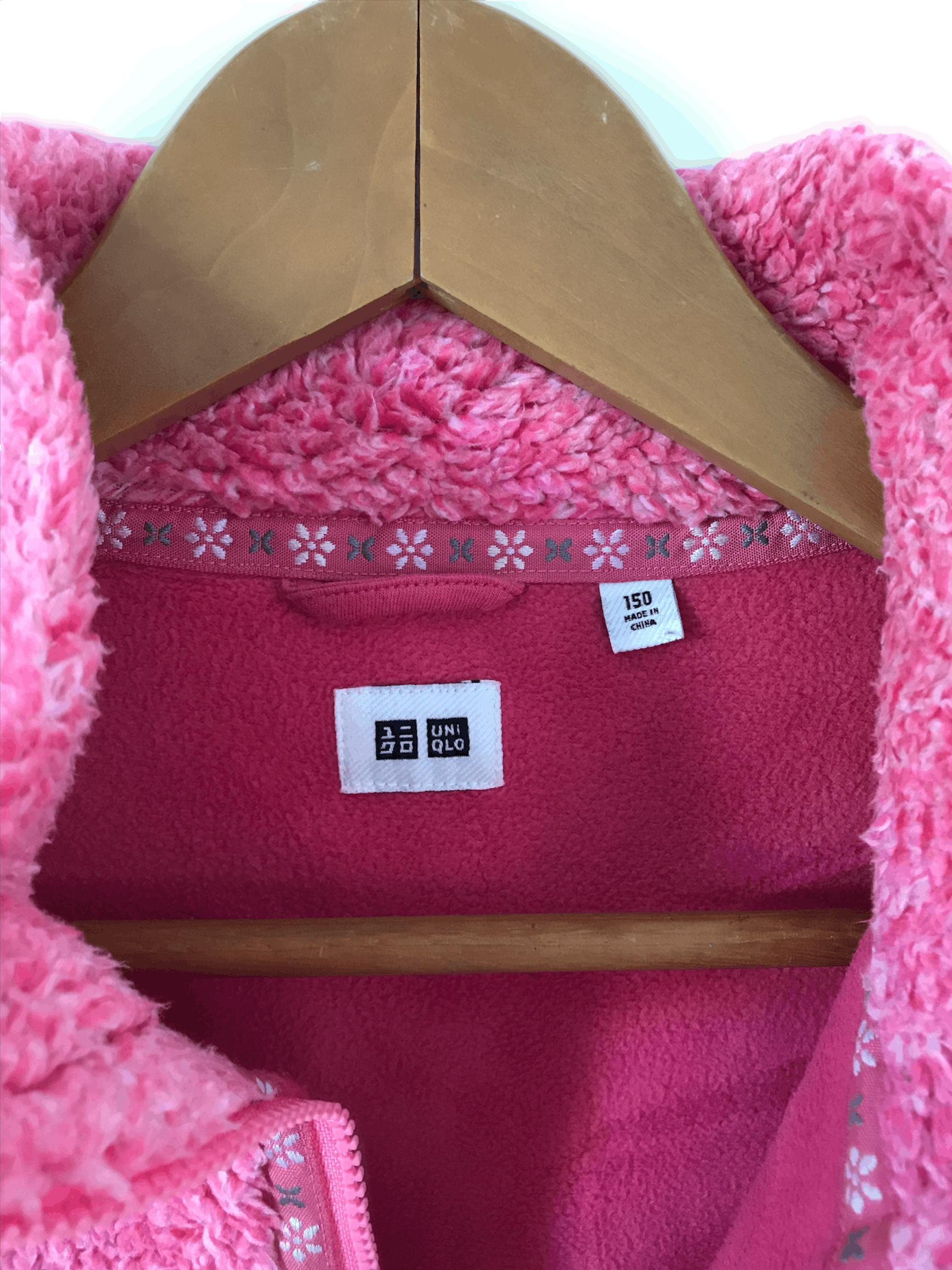 Japanese Brand × Uniqlo Uniqlo Pink Fleece Jacket Size US S / EU 44-46 / 1 - 4 Thumbnail