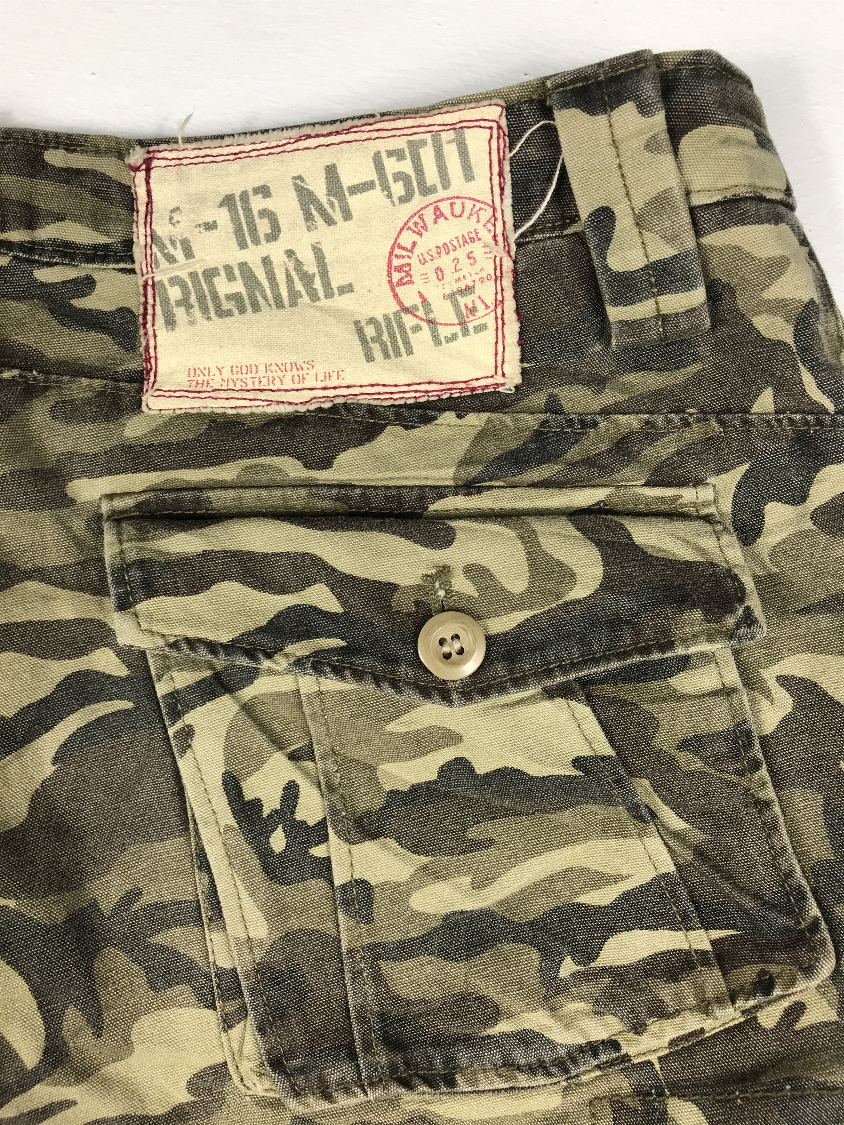 Japanese Brand Vintage GF Camouflage Two Tones Cargo Pants Size US 31 - 5 Thumbnail