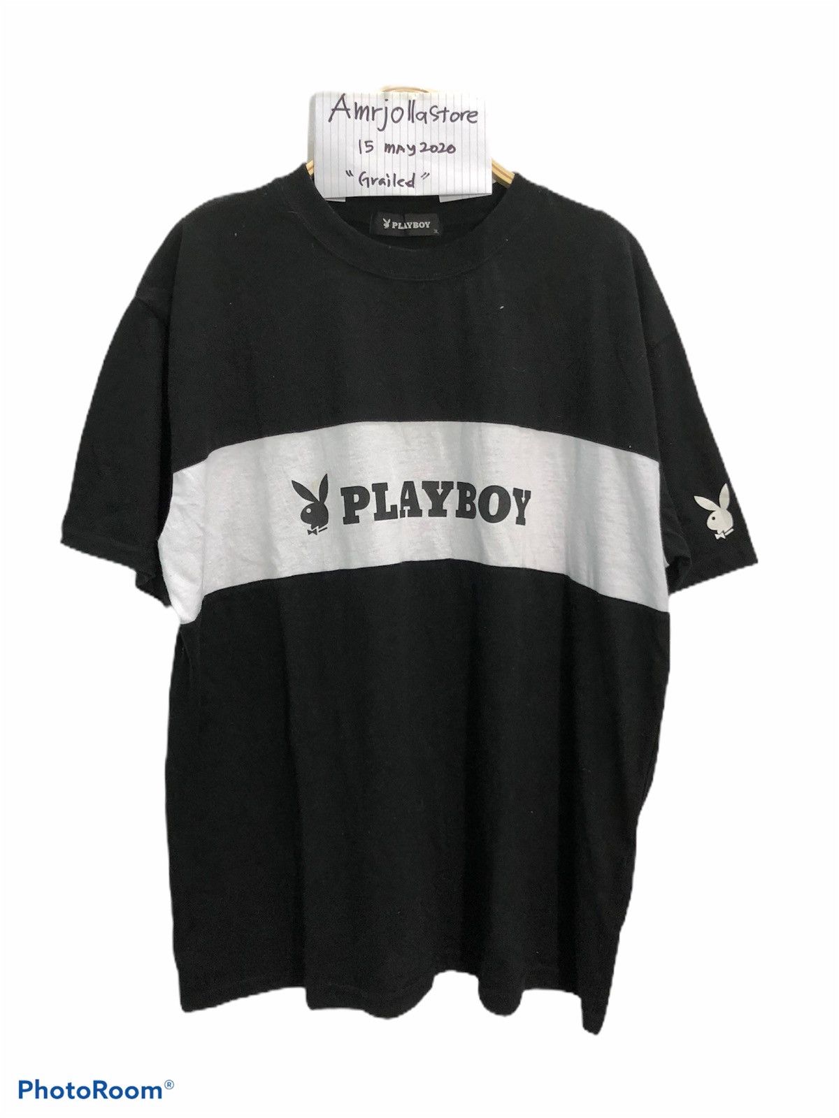 Japanese Brand × Playboy Playboy big spell out tees Size US L / EU 52-54 / 3 - 1 Thumbnail