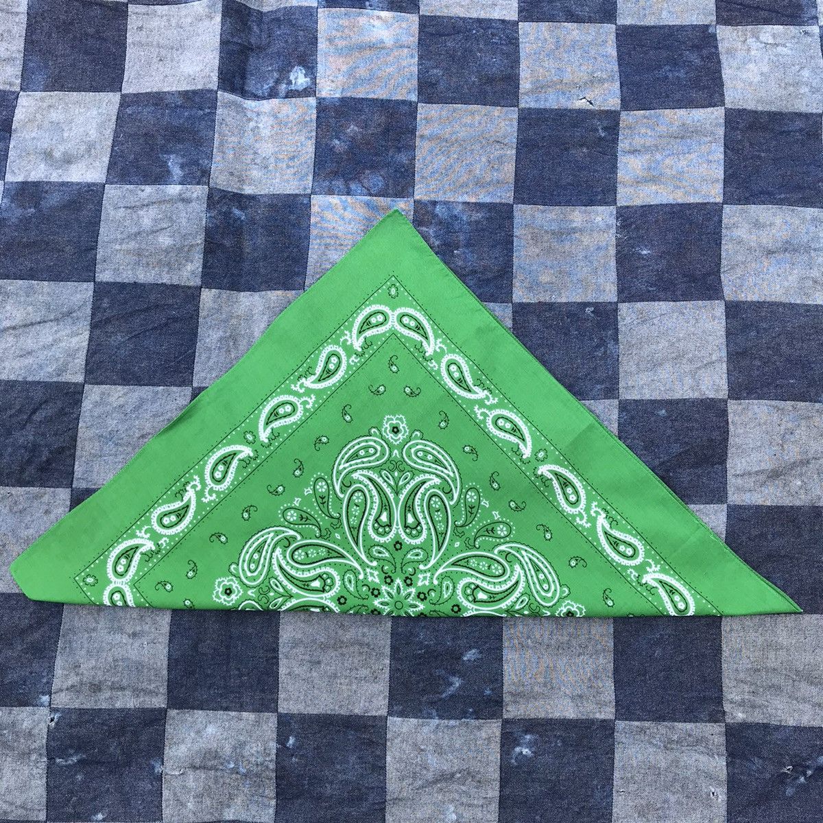 Japanese Brand × Vintage Vintage Bandana Paisley Hankerchief Size ONE SIZE - 3 Thumbnail