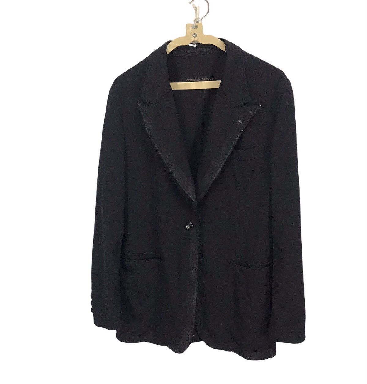 Comme des Garcons × Comme des Garcons Homme Plus AD2003 Comme des garçons homme wool blazer jacket Size US S / EU 44-46 / 1 - 4 Thumbnail
