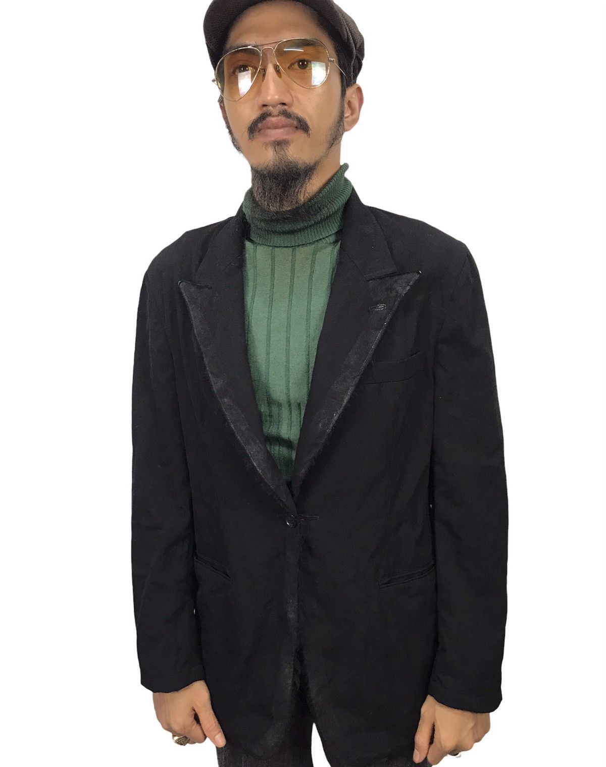 Comme des Garcons × Comme des Garcons Homme Plus AD2003 Comme des garçons homme wool blazer jacket Size US S / EU 44-46 / 1 - 3 Thumbnail