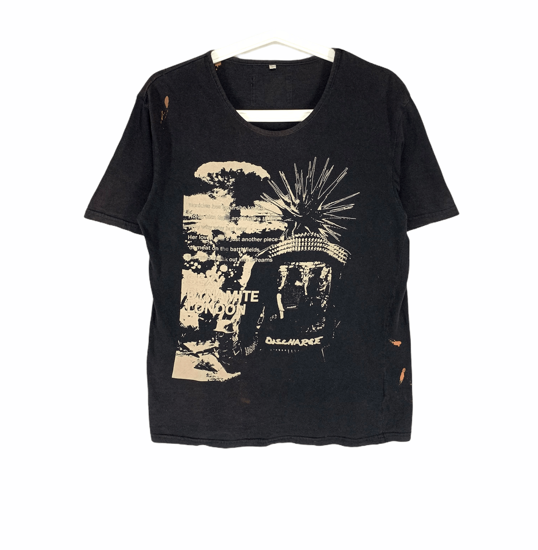 Band Tees × Japanese Brand Sexy dynamite london x discharge punk bleach shirt Size US M / EU 48-50 / 2 - 1 Thumbnail