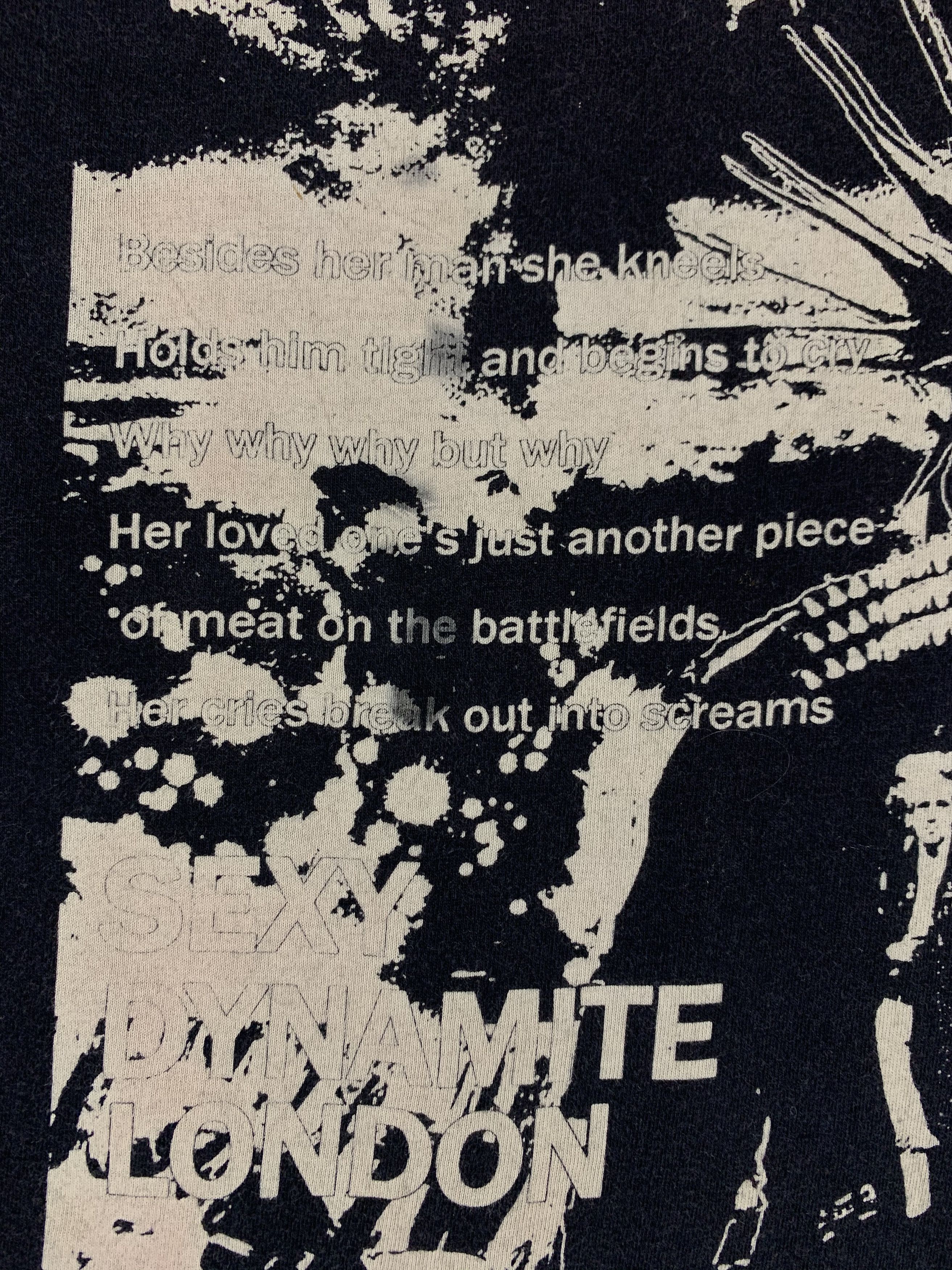 Band Tees × Japanese Brand Sexy dynamite london x discharge punk bleach shirt Size US M / EU 48-50 / 2 - 5 Thumbnail