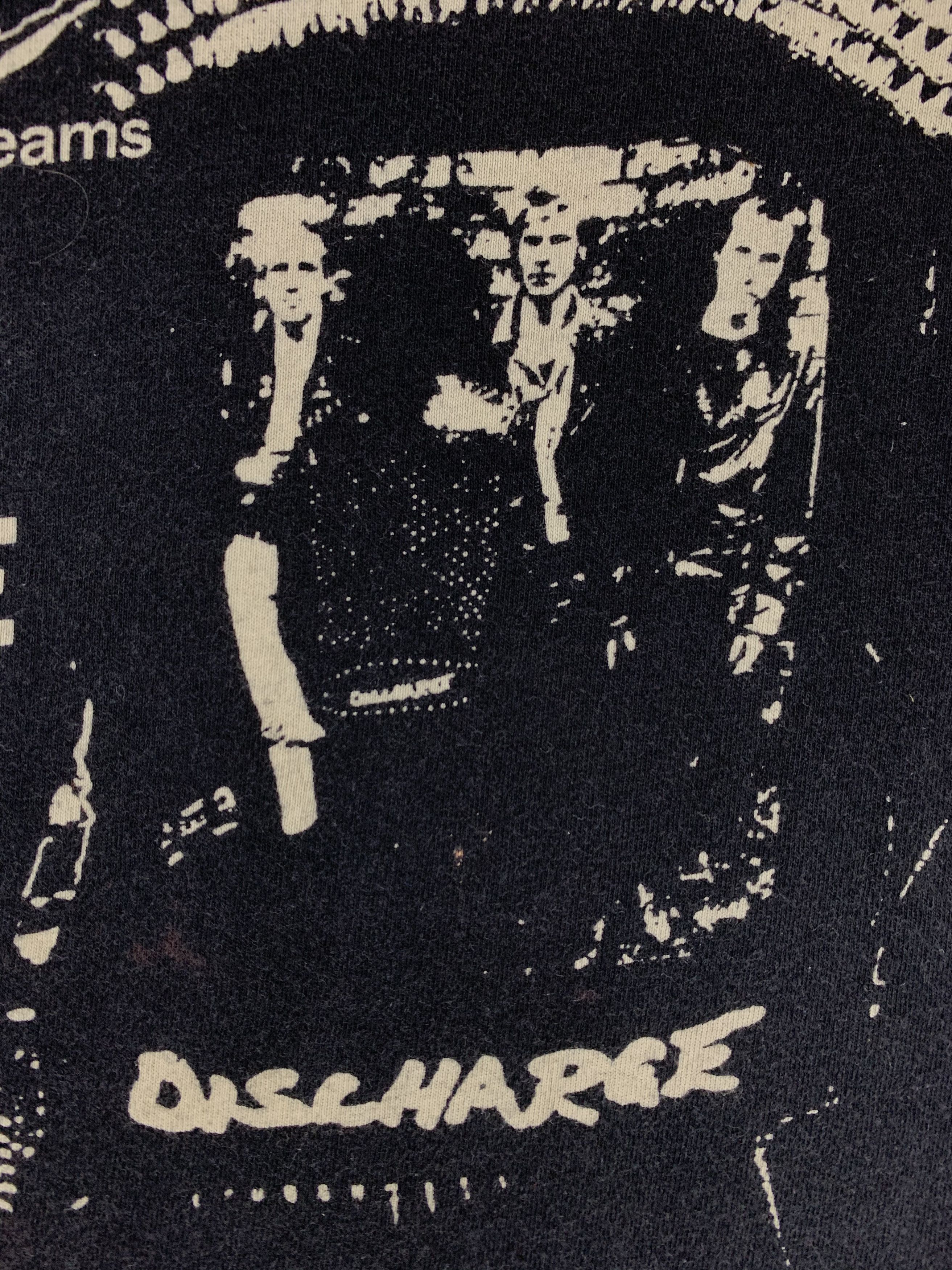 Band Tees × Japanese Brand Sexy dynamite london x discharge punk bleach shirt Size US M / EU 48-50 / 2 - 4 Thumbnail