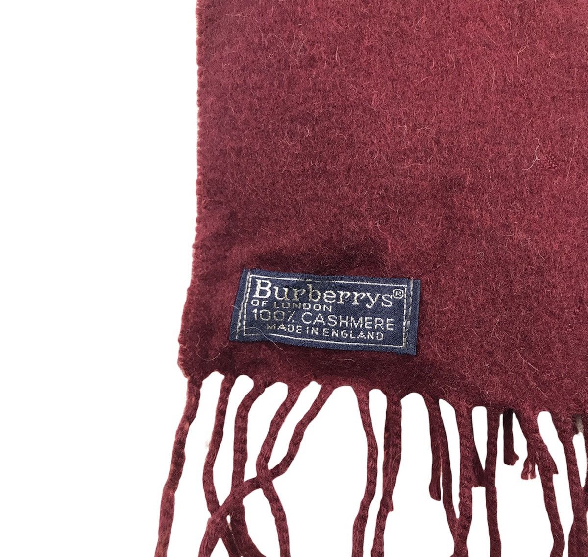 Burberry × Vintage Vintage Burberry 100% Cashmere Muffler/ Scraf Size ONE SIZE - 3 Thumbnail