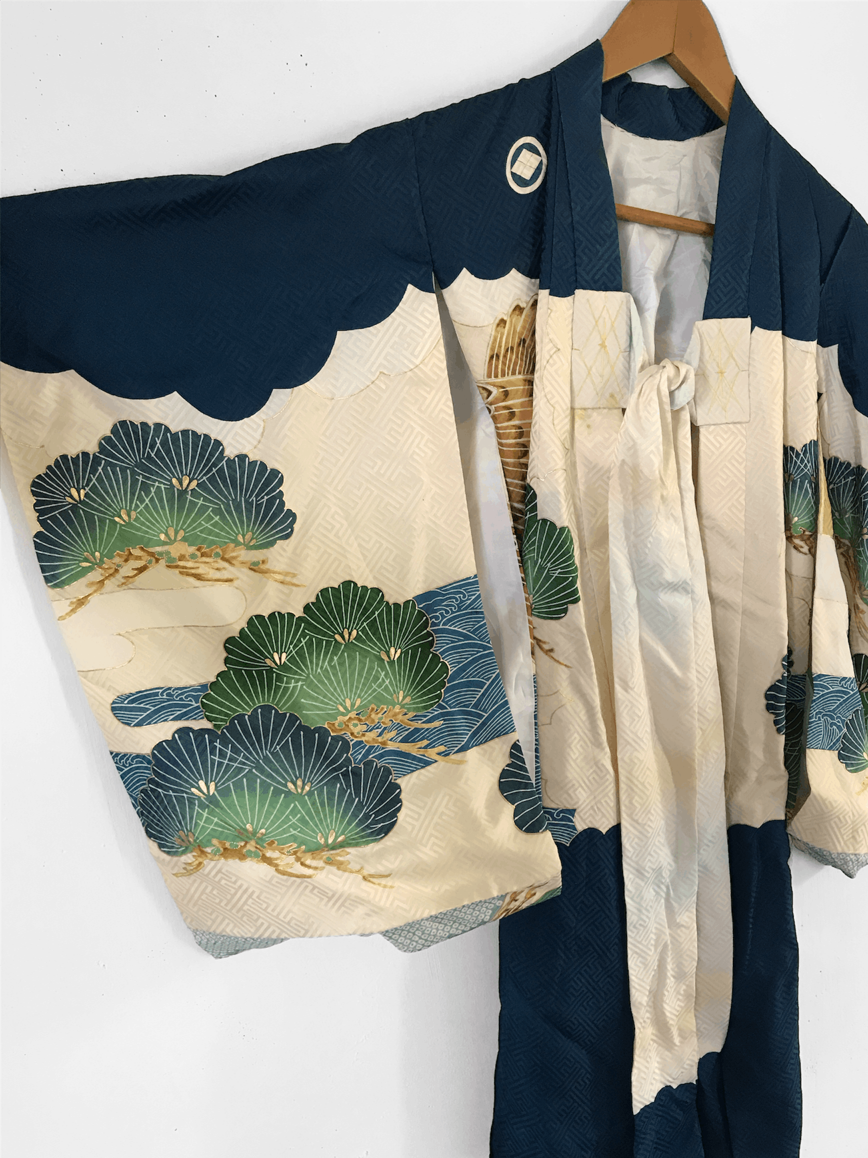 Japanese Brand Vintage Eagle Fullprint LIght Kimono Japanese Cardigan Size US XXS / EU 40 - 6 Thumbnail