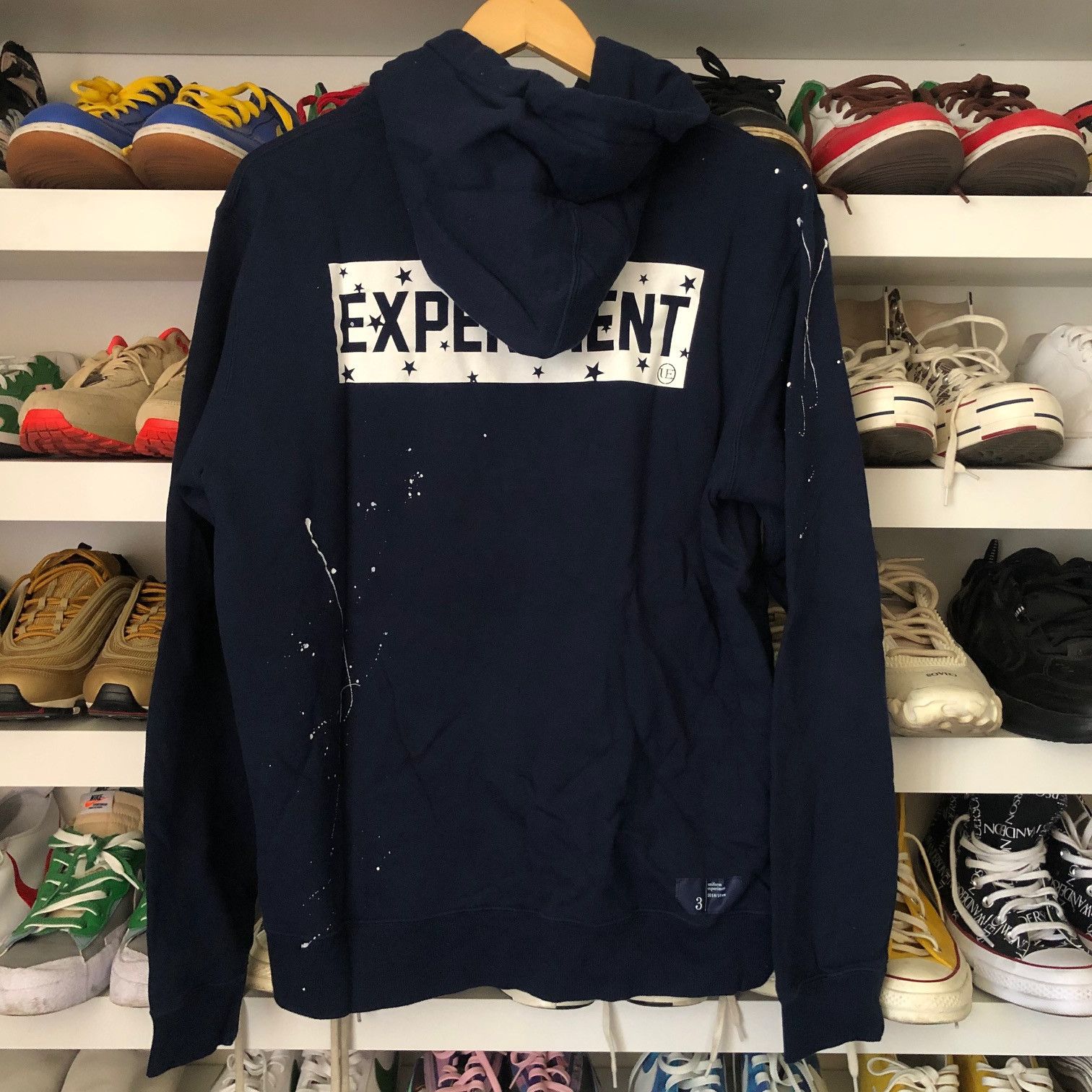 Fragment Design × uniform experiment UNIFORM EXPERIMENT Drip Star Logo Pullover Hoodie Size US L / EU 52-54 / 3 - 2 Thumbnail