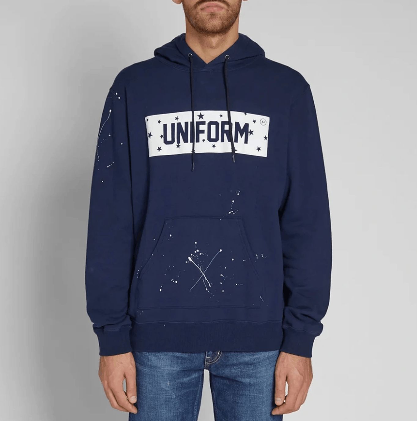 Fragment Design × uniform experiment UNIFORM EXPERIMENT Drip Star Logo Pullover Hoodie Size US L / EU 52-54 / 3 - 5 Thumbnail