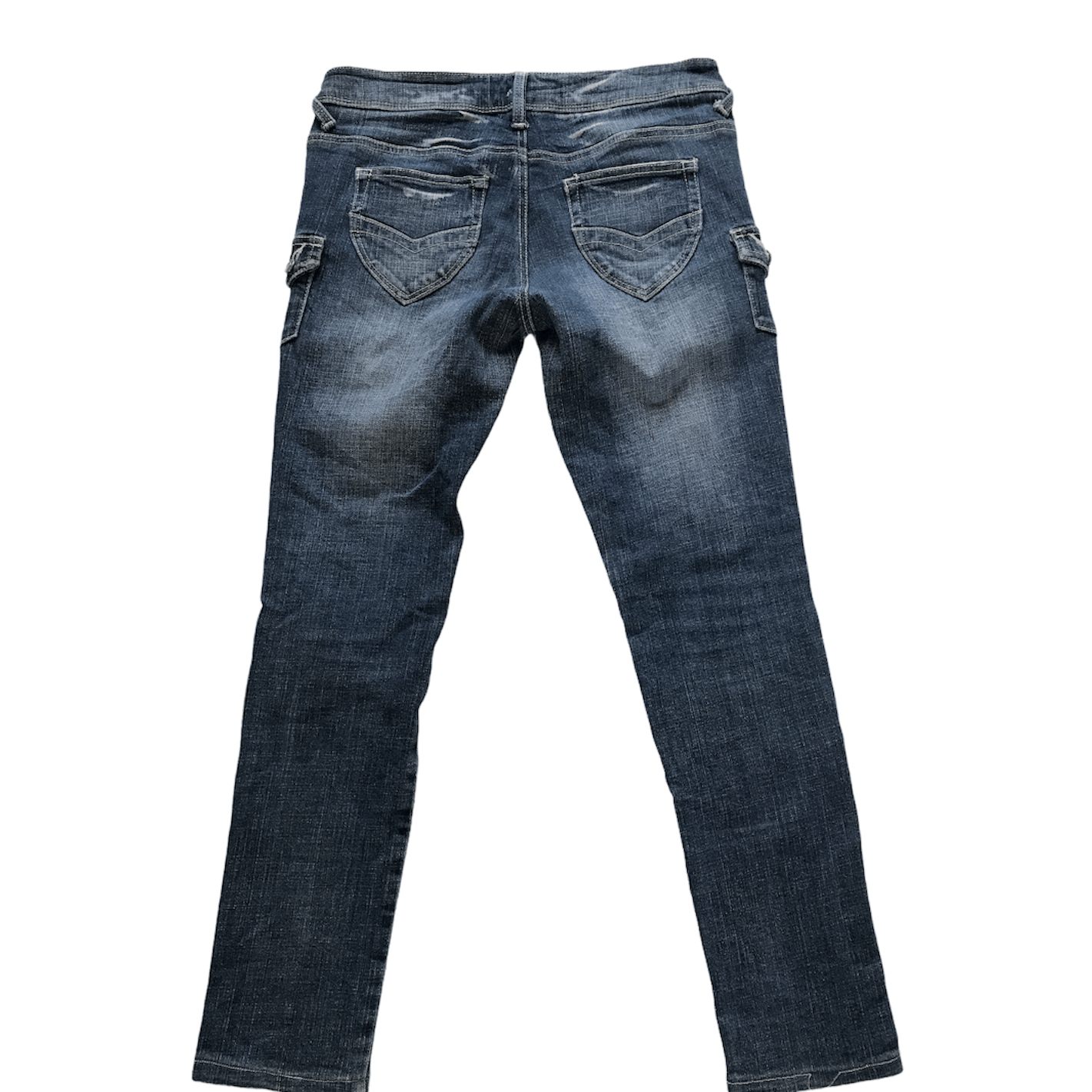 Japanese Brand × Vintage Back Rush Denim Cargo Pants Multi pocket Size US 32 / EU 48 - 2 Thumbnail