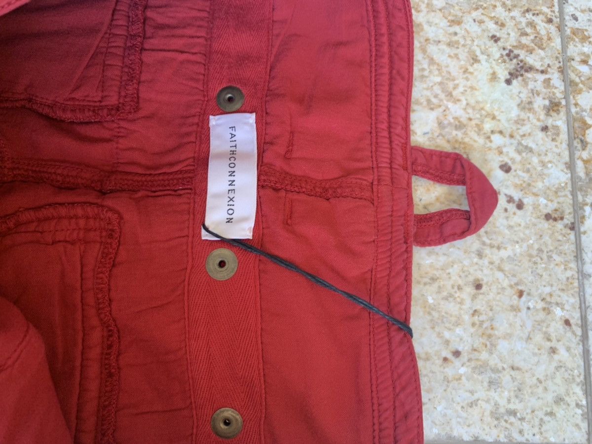 Faith Connexion STN Cargo Pants in Red Size US 30 / EU 46 - 7 Thumbnail