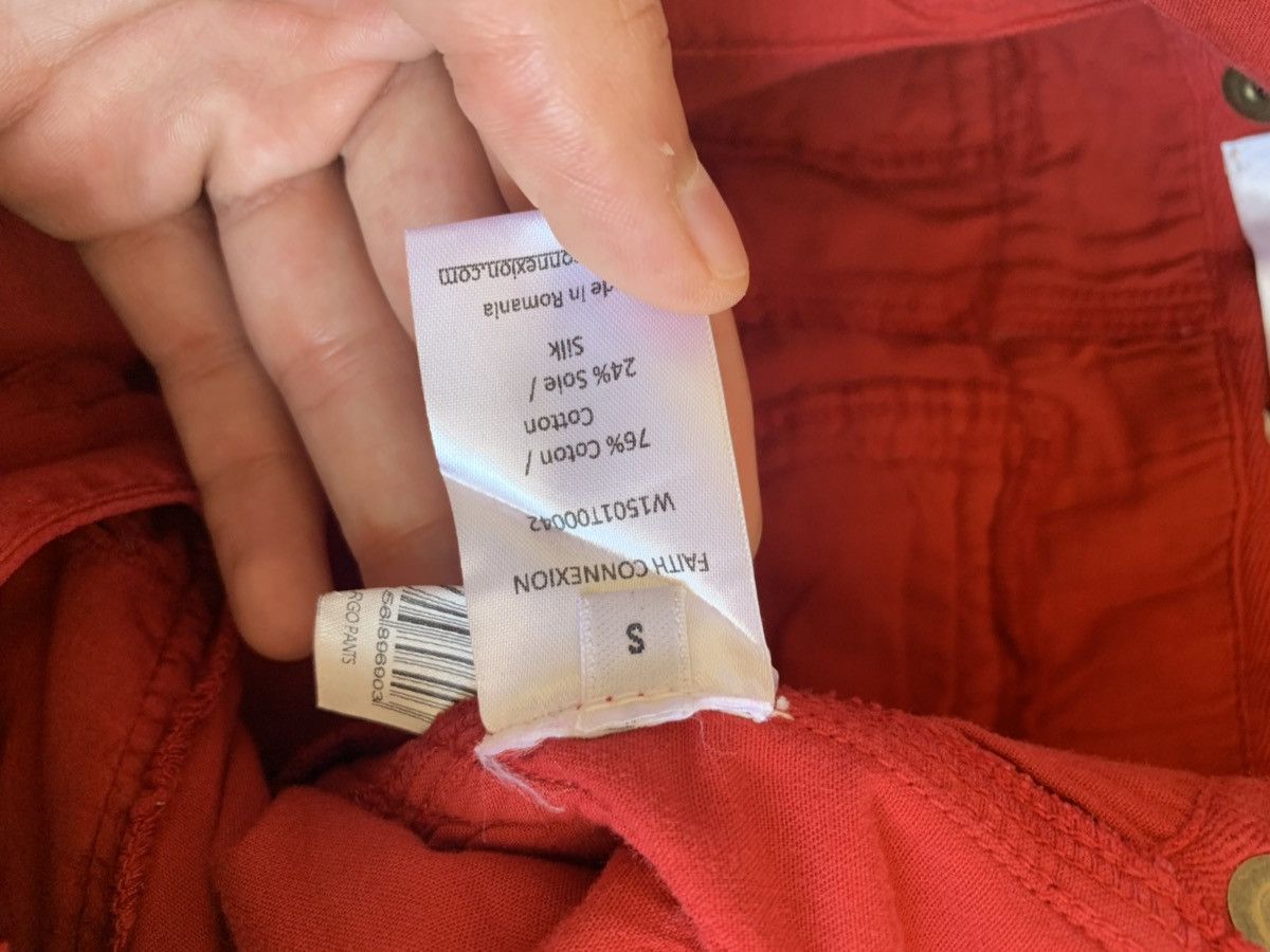 Faith Connexion STN Cargo Pants in Red Size US 30 / EU 46 - 11 Thumbnail