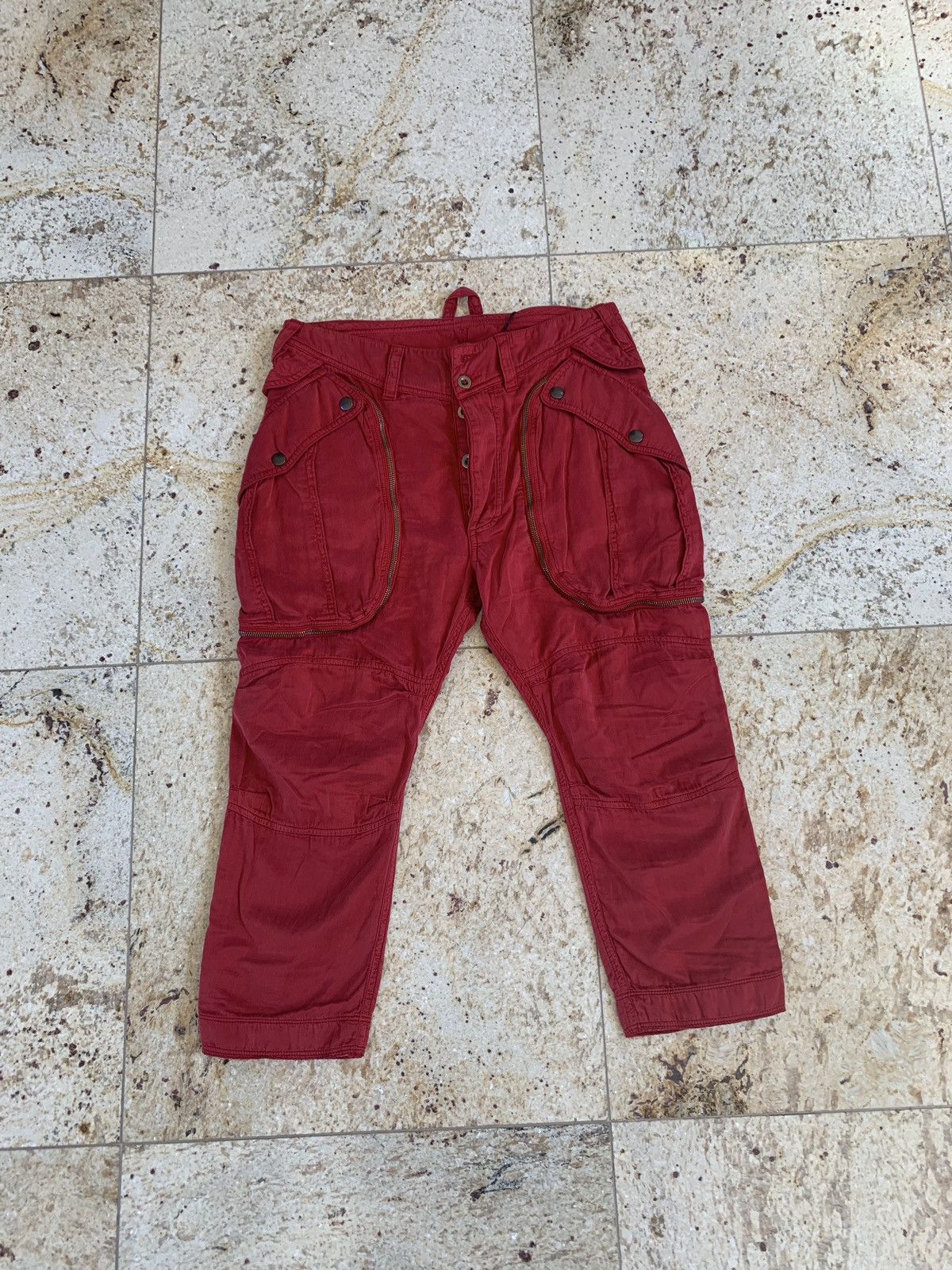 Faith Connexion STN Cargo Pants in Red Size US 30 / EU 46 - 2 Thumbnail