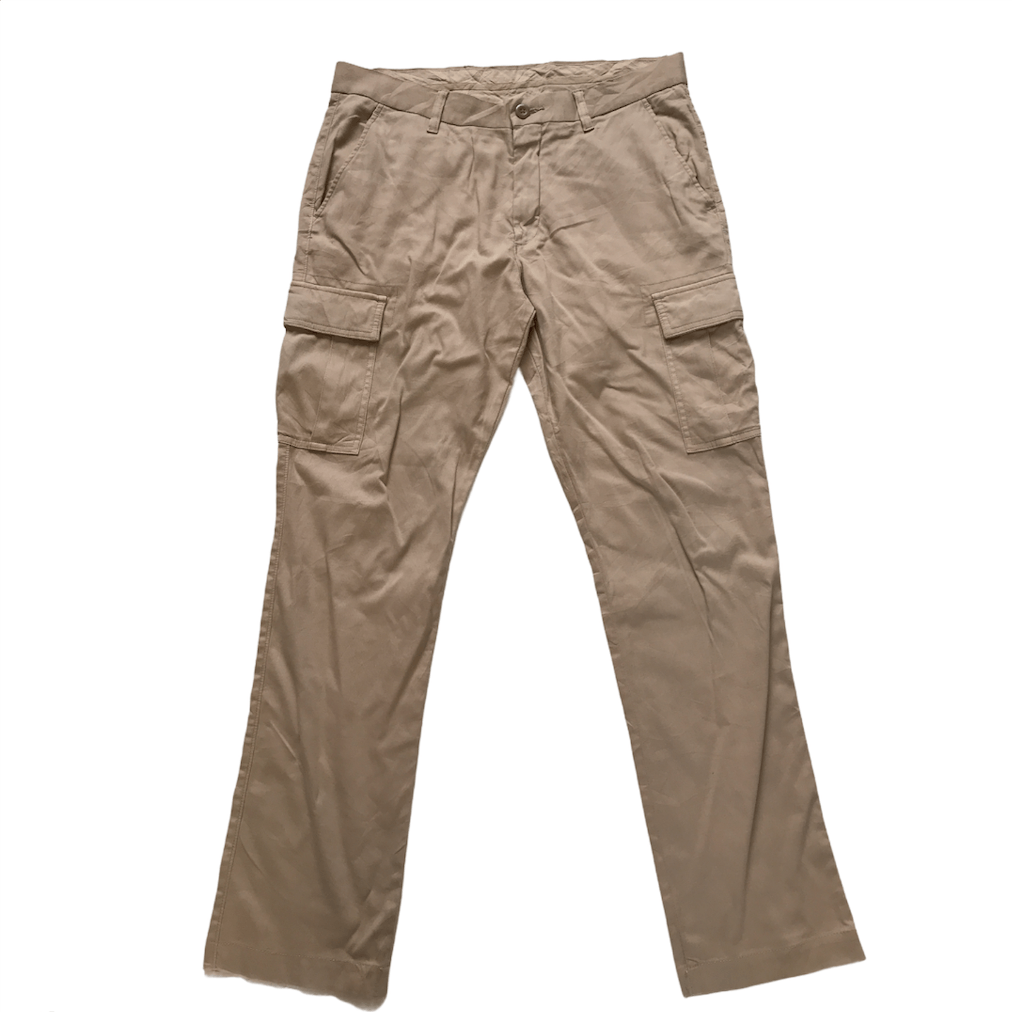 Japanese Brand × Uniqlo Vintage Uniqlo Cargo Pants 6 Pockets Size US 35 - 1 Thumbnail
