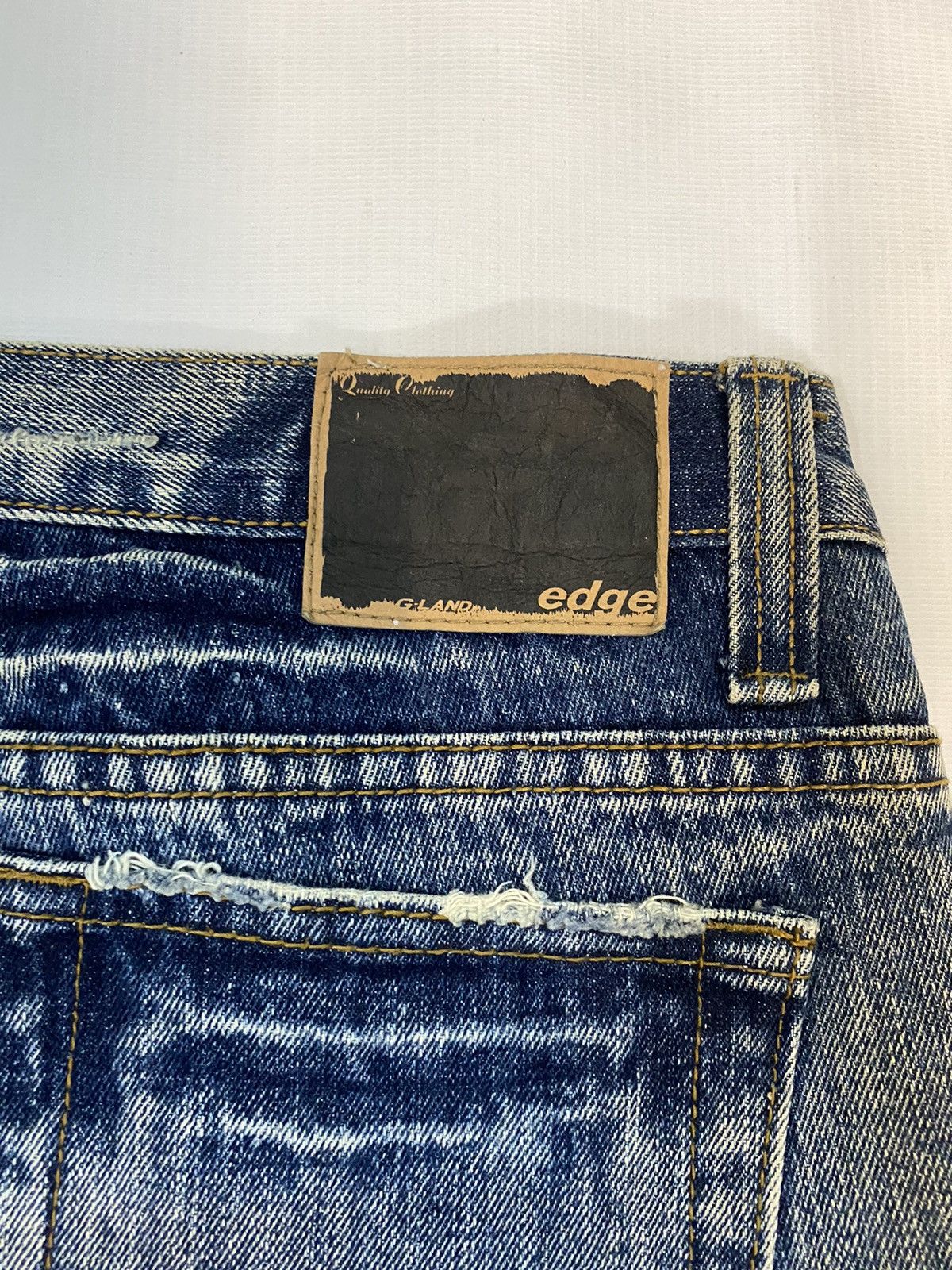 Designer × Japanese Brand 🔥Rare G-land Edge Denim Patchwork Inspired Chrome Hearts Size US 32 / EU 48 - 13 Thumbnail